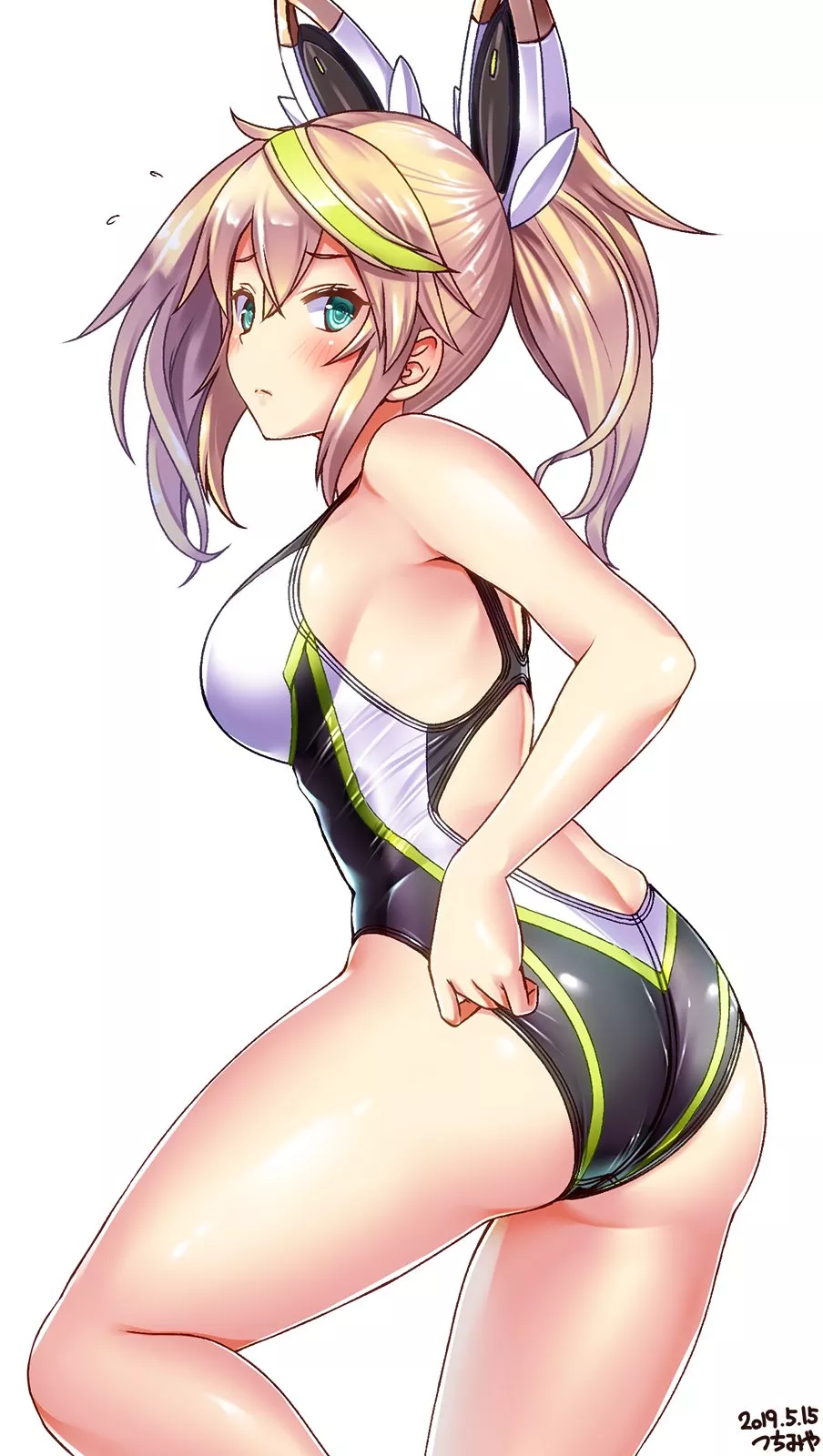 Gene Tight Swimsuit (Tsuchimiya) [Phantasy Star Online] posted by sequence_string