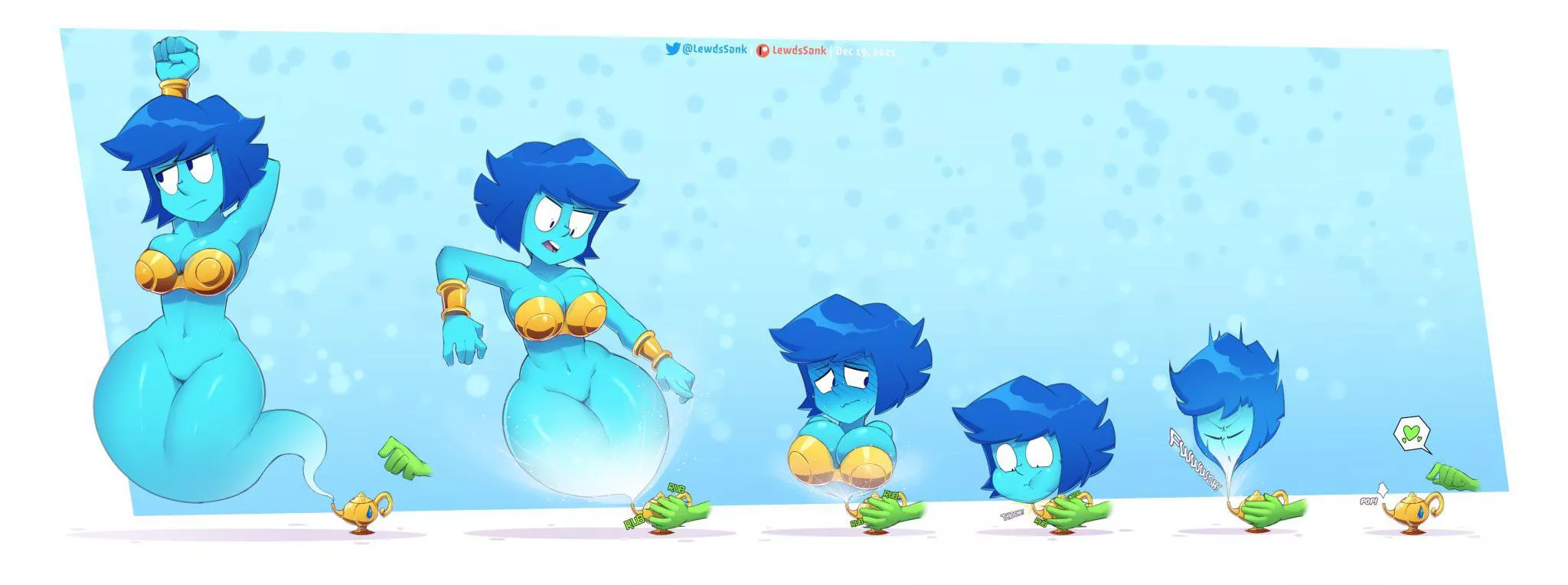 Genie Lapis by LewdsSonk posted by renegade_zibit