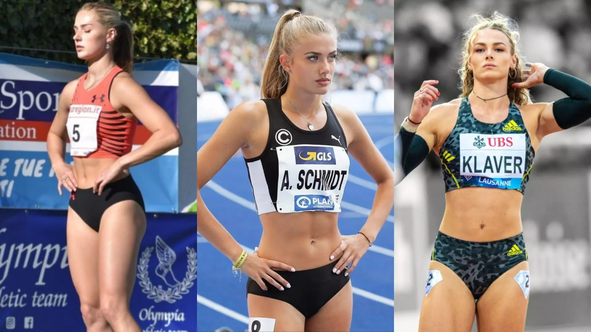 Georgia Ellenwood, Alica Schmidt, Lieke Klaver my fav track girls, FMK? posted by ajvazded0