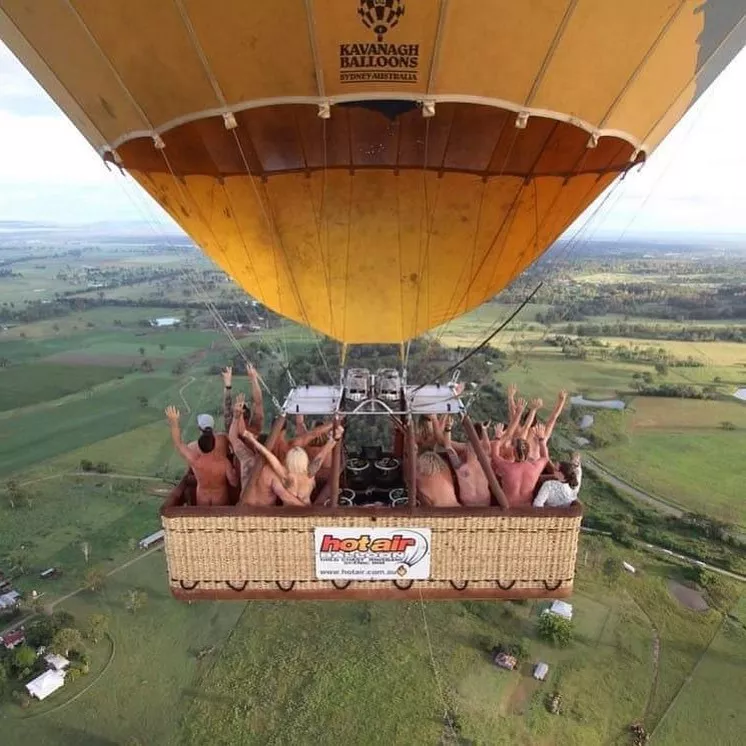 Get Naked Australia: Hot Air Balloon posted by NaturistPictures