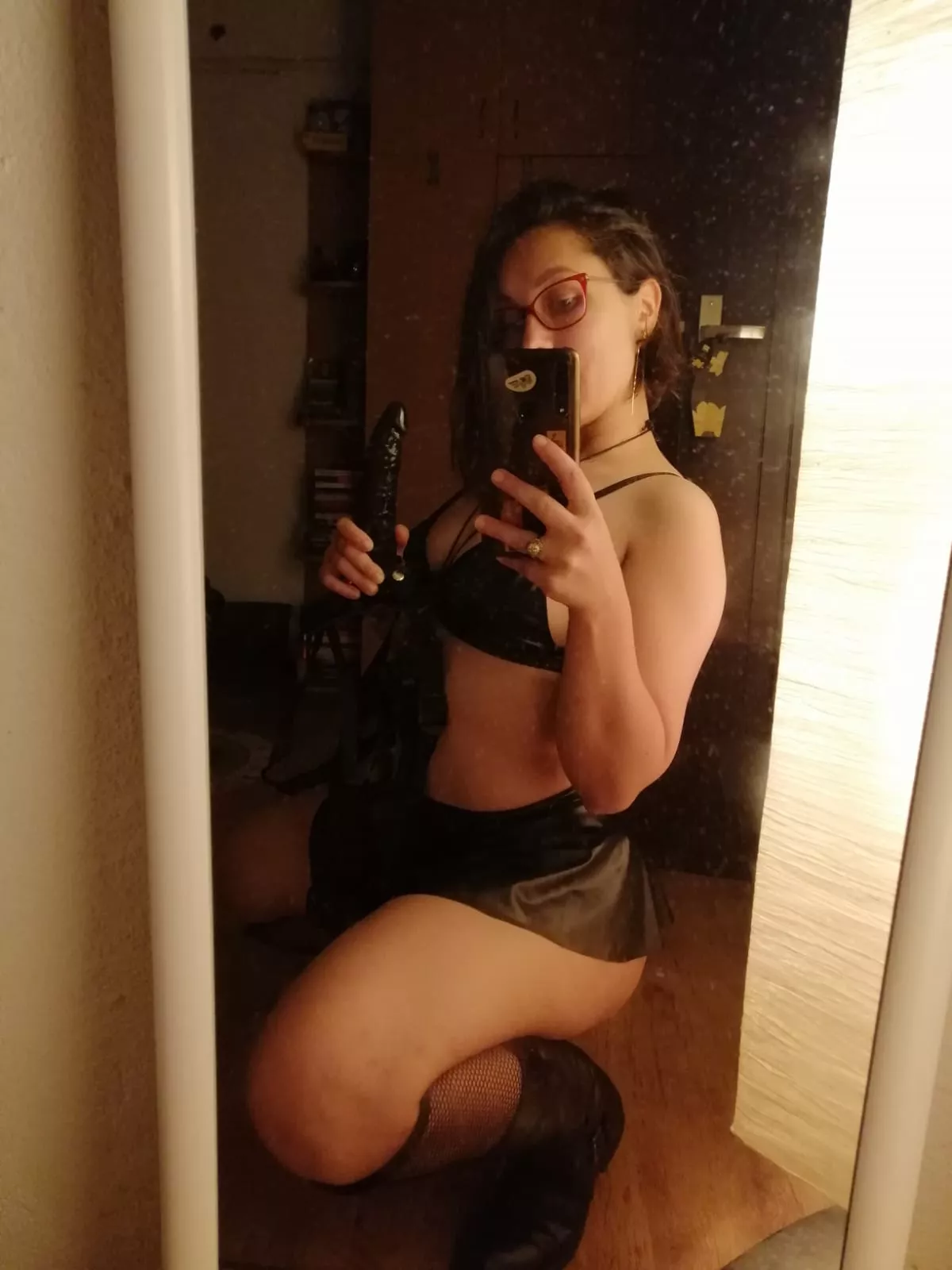 Get ready your asshole for me, stretch it out with your finger and then I will stick my black dick so deep inside you posted by KristenWolf