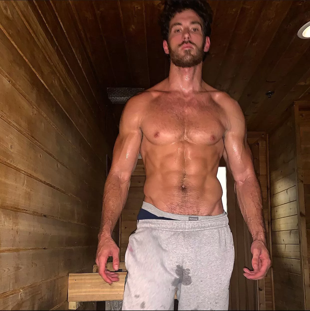 Getting sweaty in the sauna posted by lexrio3