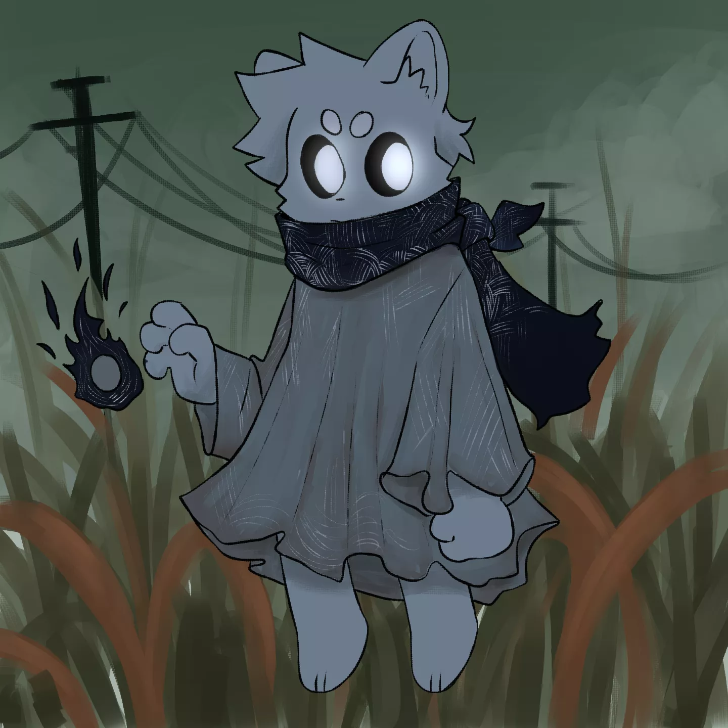 ghost boi (my art) posted by carbomonoxide