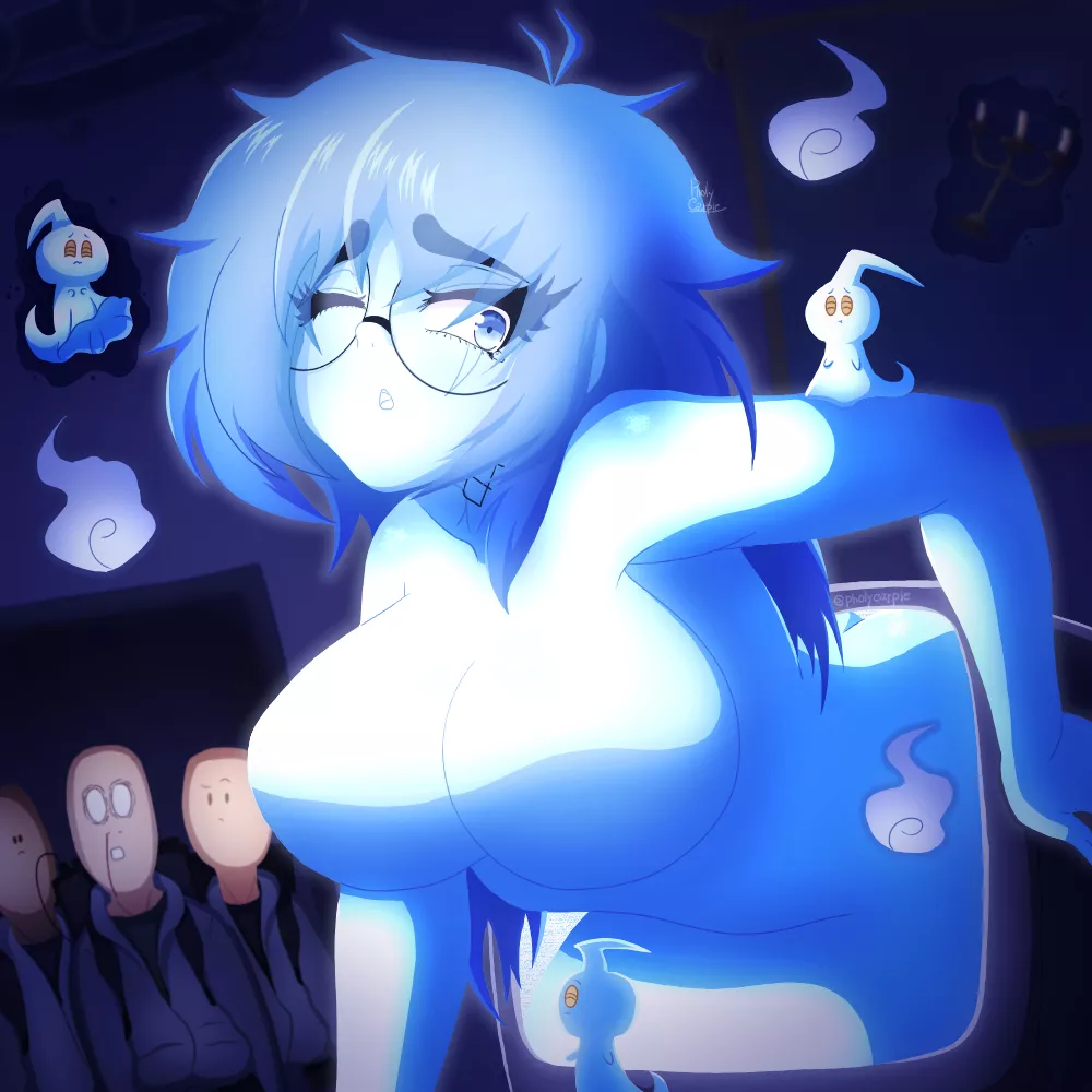 Ghost Girl [Art and Character by Pholycarpie] posted by MarvitPH