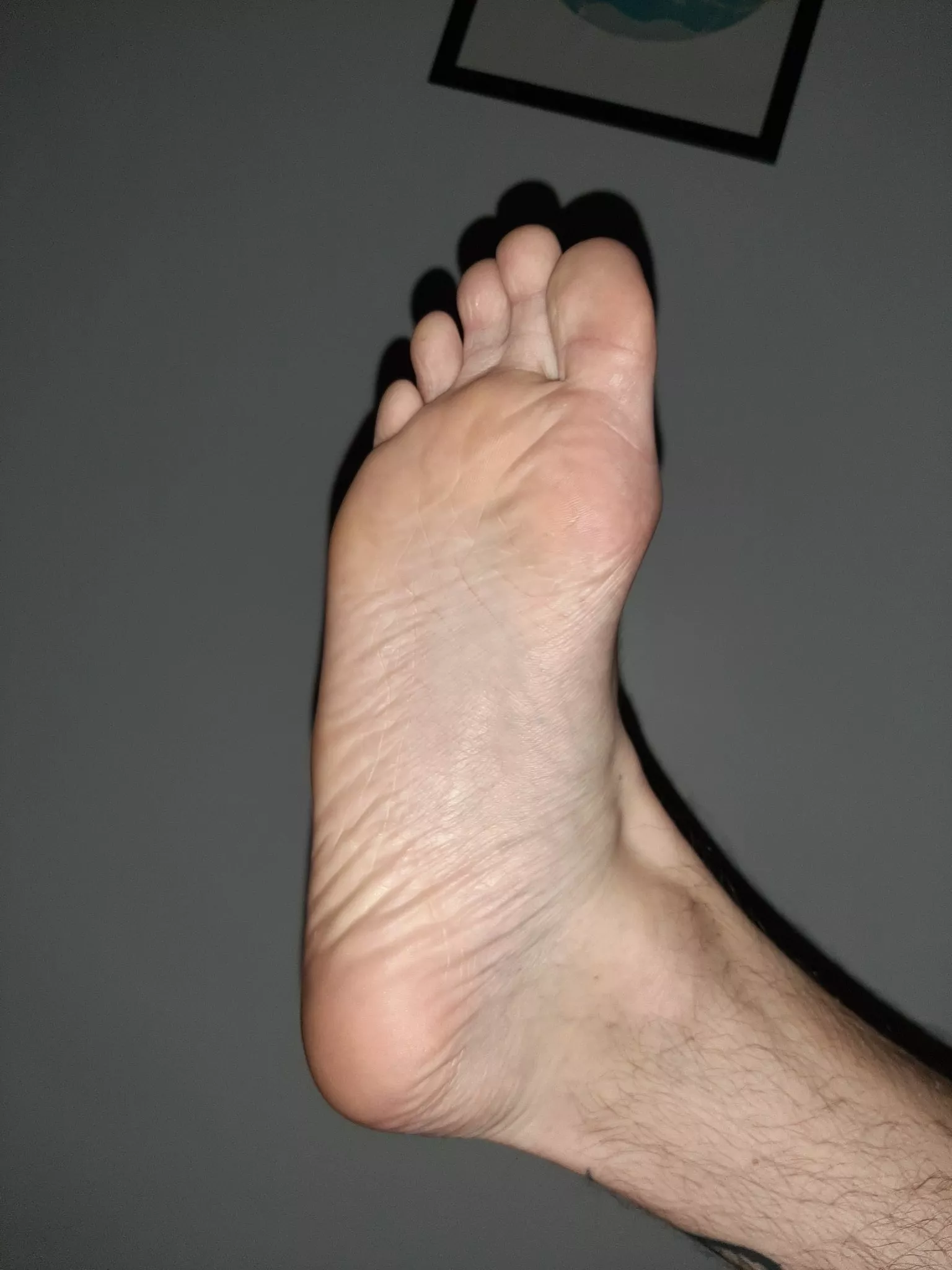 Giant foot in your face posted by gayfeetcouple