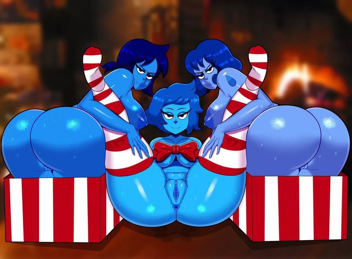 Gift wrapped Lapis trio by ColdArsenal posted by renegade_zibit