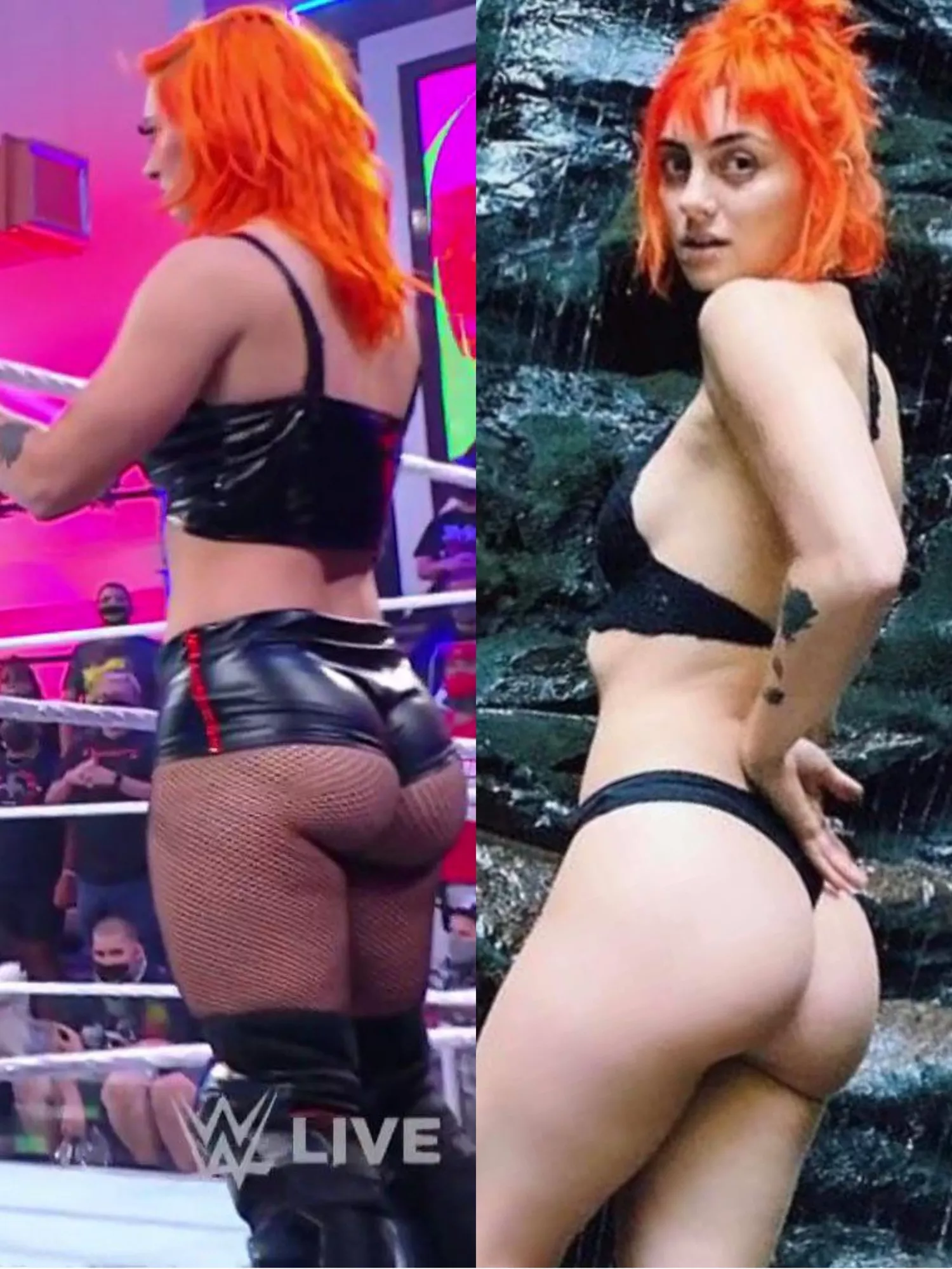 Gigi's fat ass posted by PAWGSinWrestling