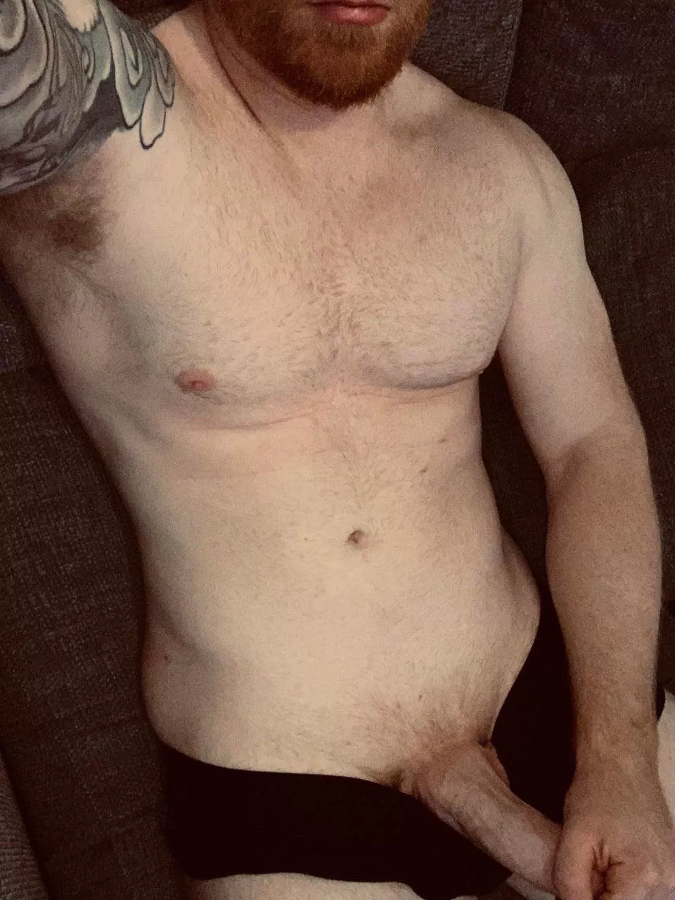 Ginger beard and ginger boner….oh and a few tattoos! Hope everyone likes posted by ginjajack87