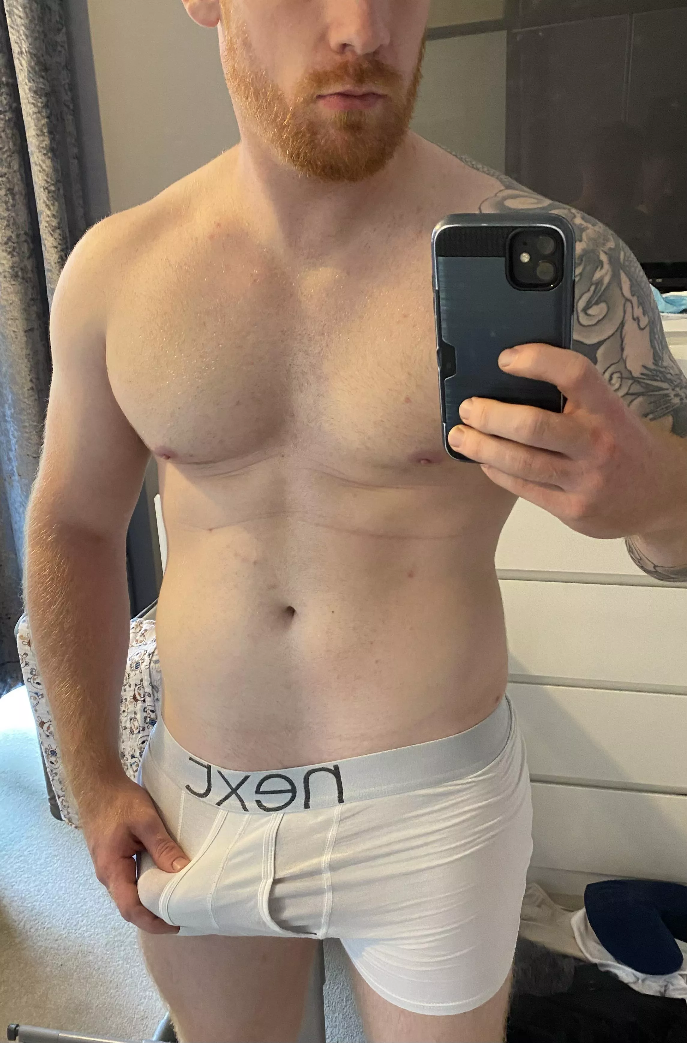 Ginger tattooed and will to take off underwear posted by ginjajack87