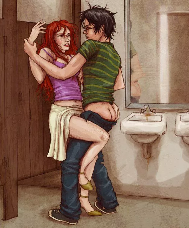 Ginny always loves it when Harry is rough with her. posted by The_Captain_Deadpool