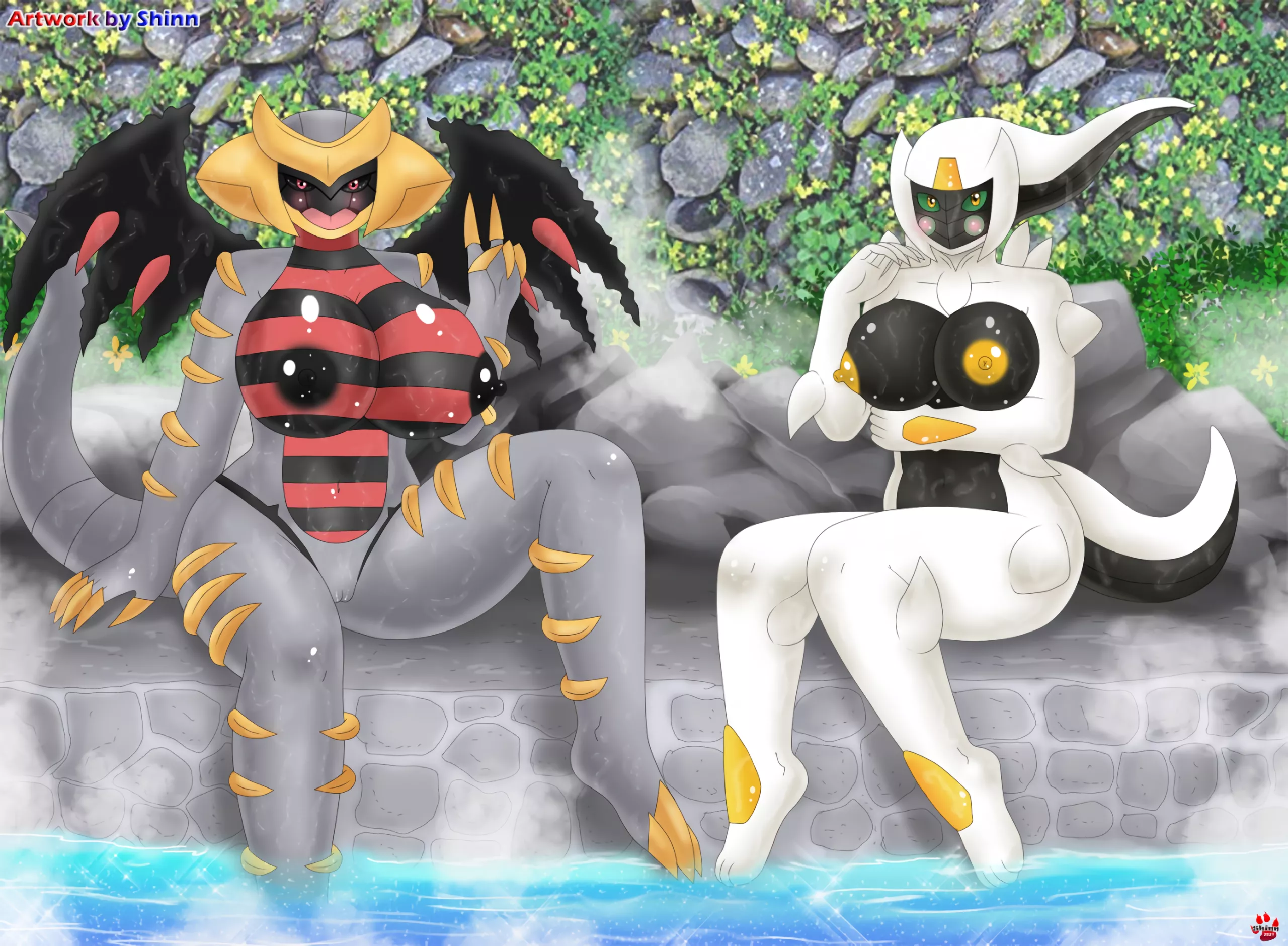 Giratina and Arceus (Shinn) posted by Arceus_IRL