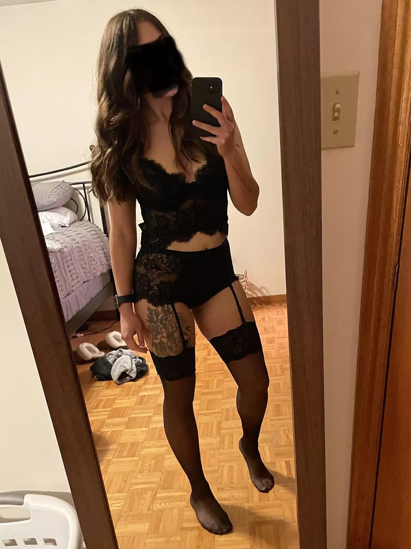 Girlfriend got some new lingerie, who wants to share her with me? posted by throwawaynymph294