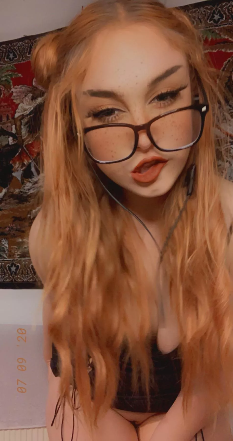 Glasses ON, lip bite ON posted by LilRedFox99