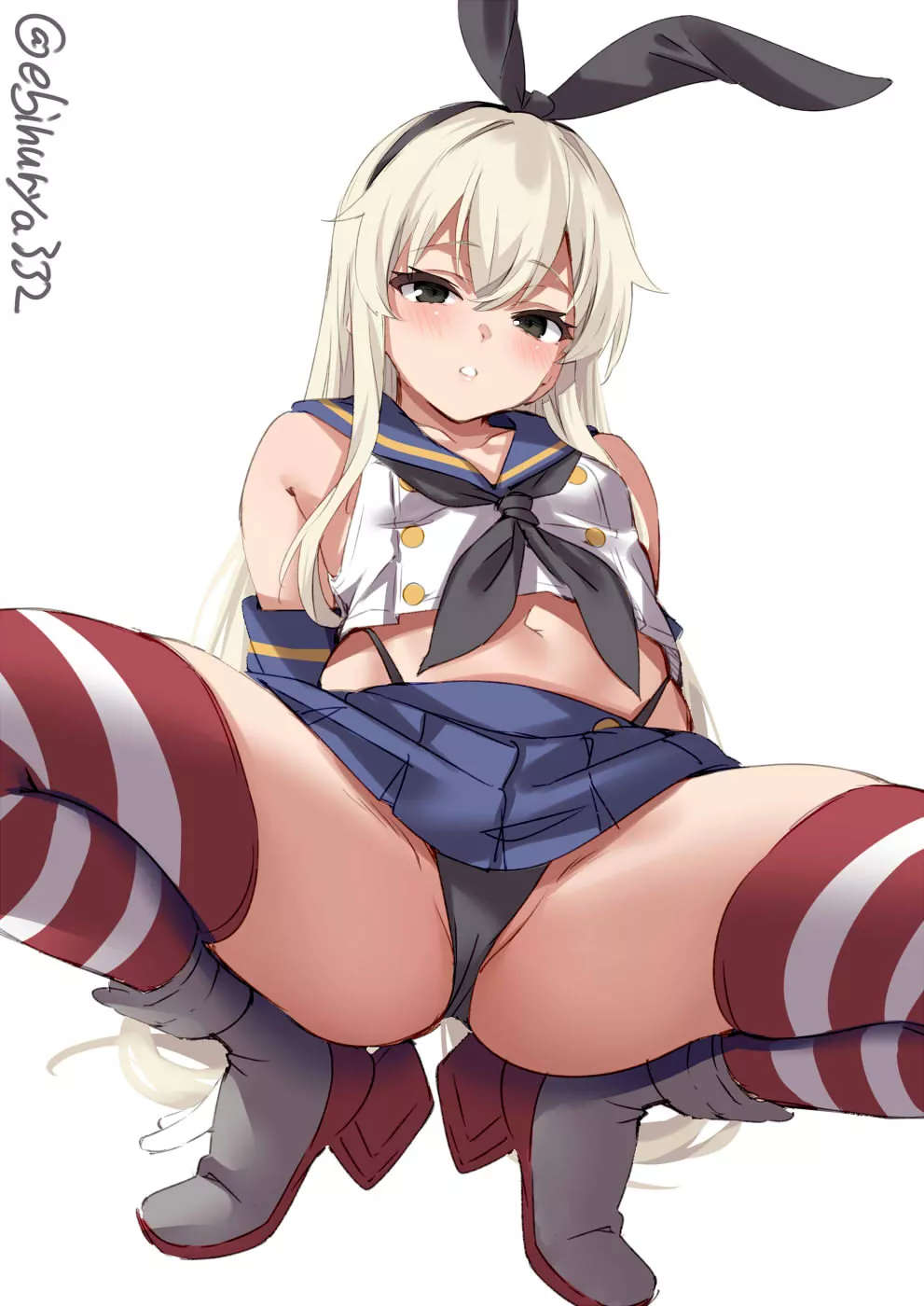 Goddamn Shimakaze thighs are so hot posted by Ph-Silva3