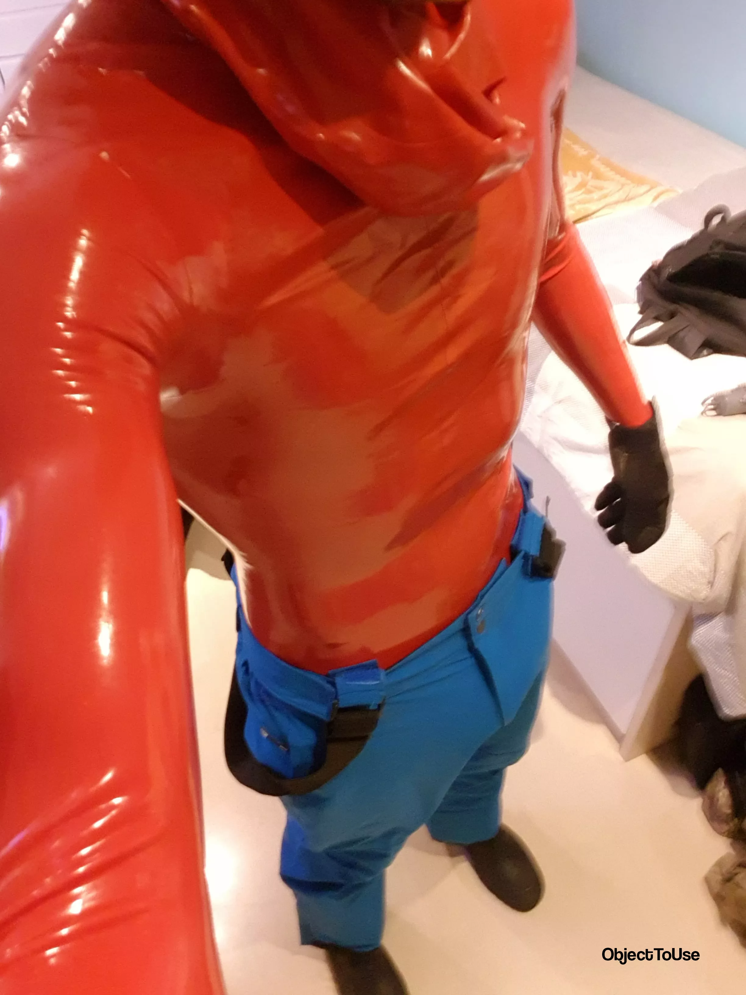 Going skiing with my catsuit underneath posted by ObjectToUse