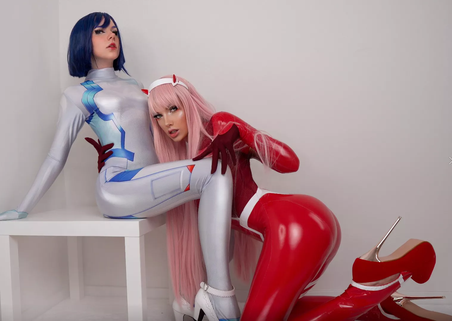 Gonna join us for valentines day? What would you do? Ichigo by x_nori_ [Self] and 02 by Milkimind from Darling in the franxx posted by x_nori_