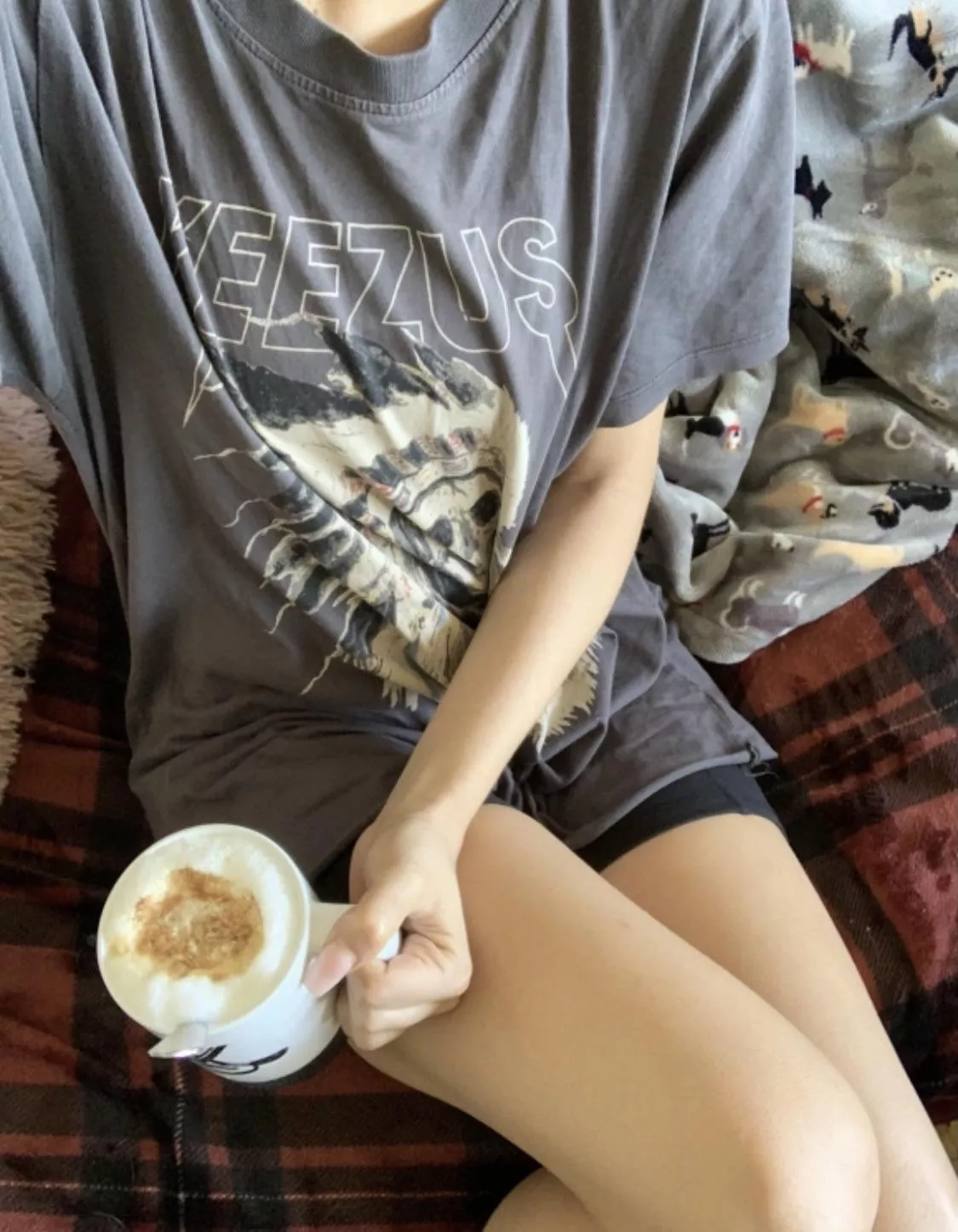 Good afternoon from my latte and I 😊 posted by AmberSoleMate