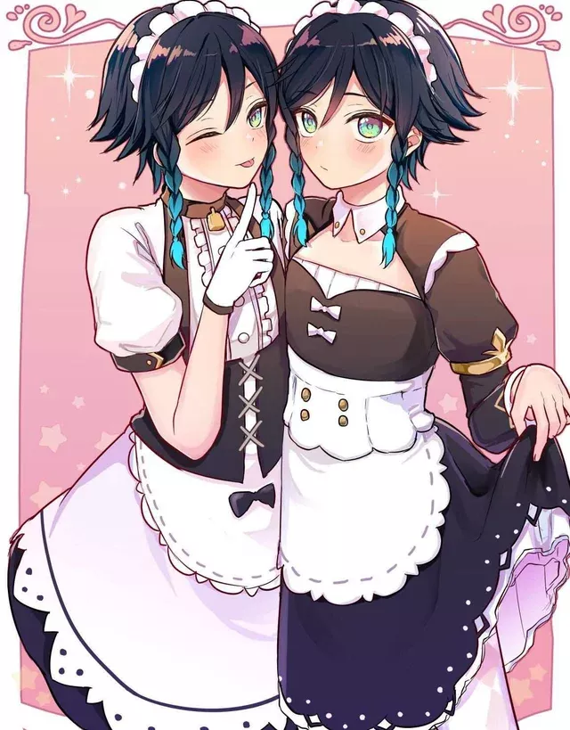 Good Bois wear maid uniforms posted by epiixx404