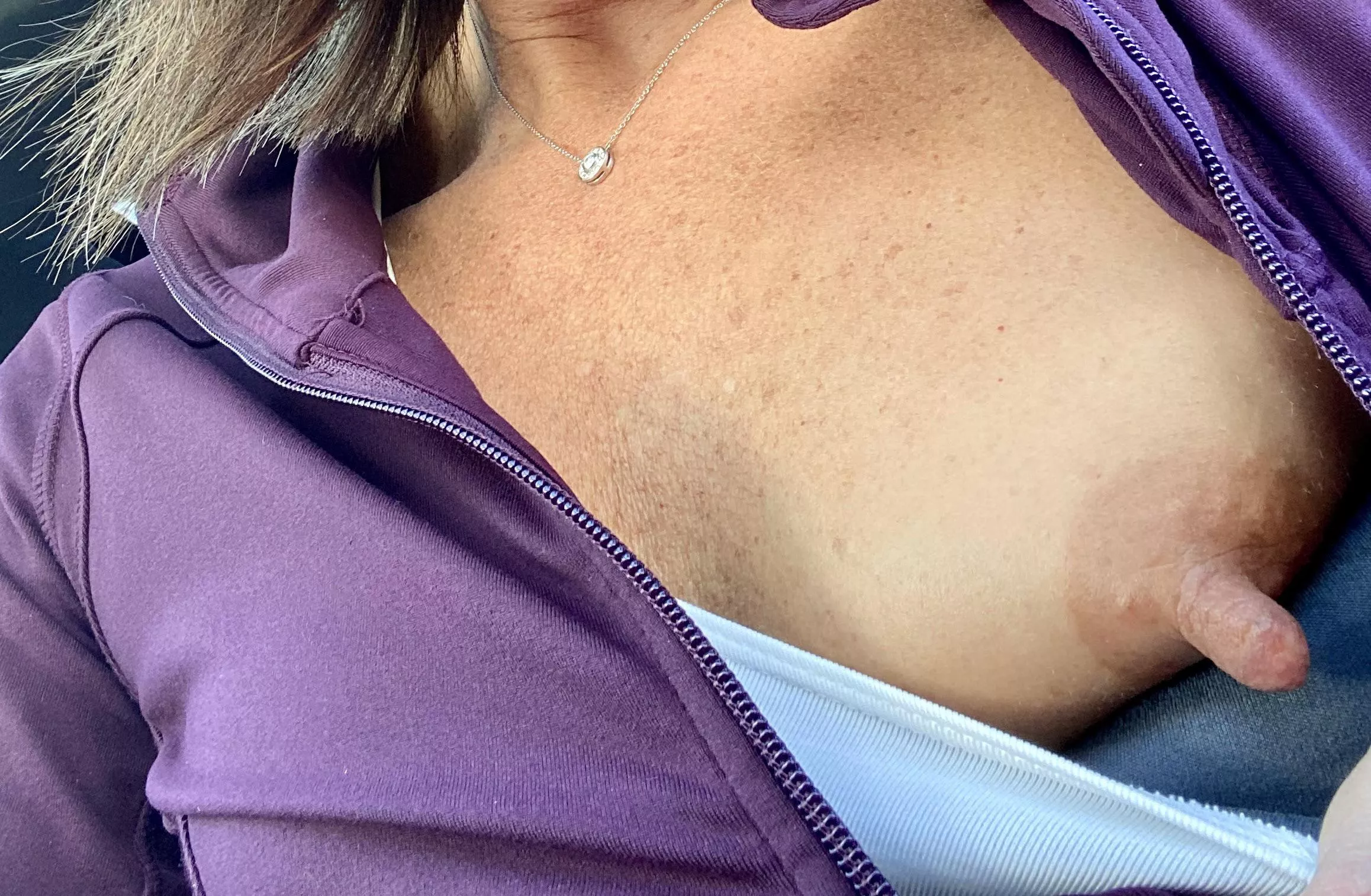 Good morning! Feeling a bit nippy today. 50(f) and sexy. posted by SpeedDemonandMrs