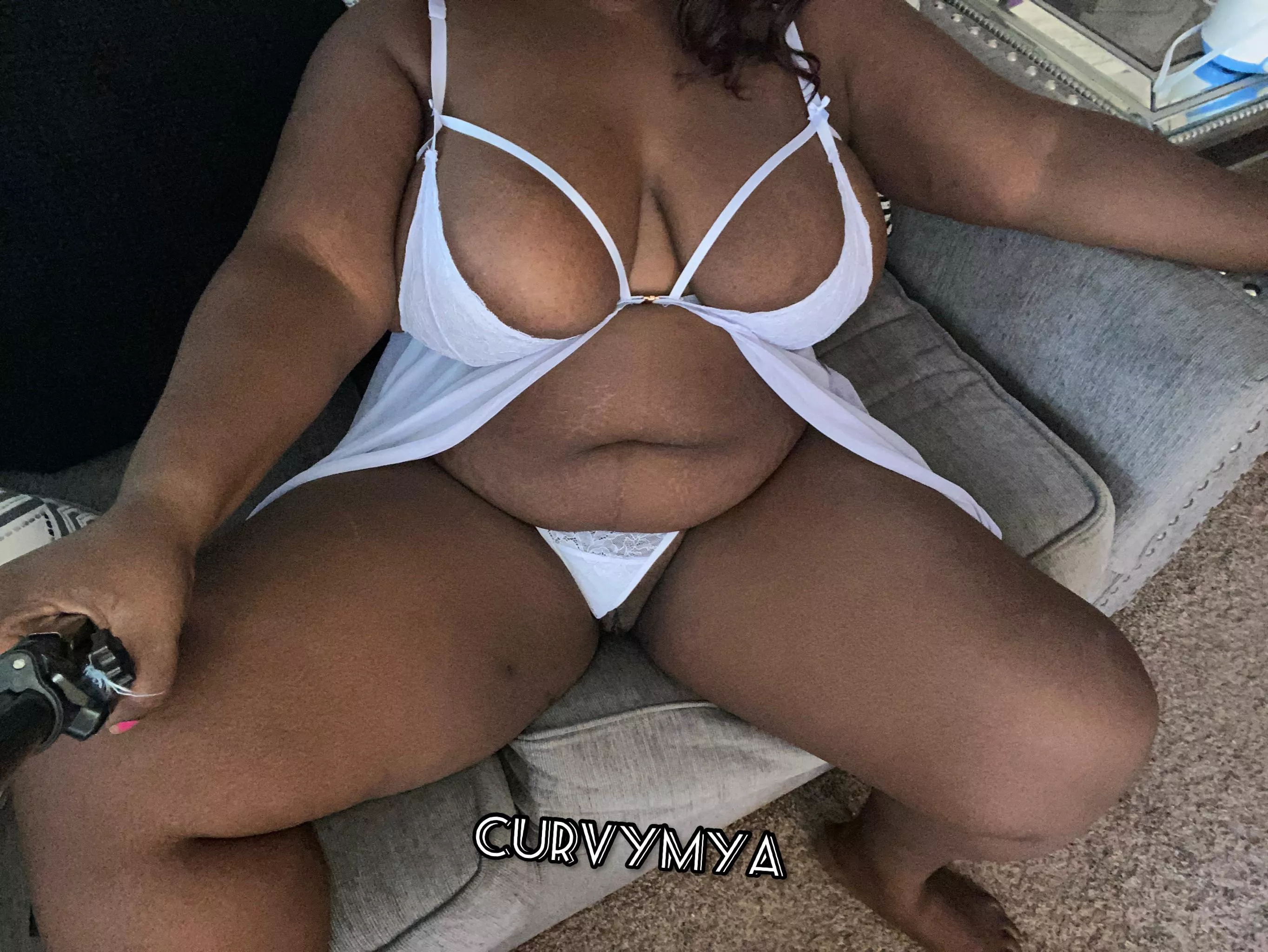 Good morning I’m wide open for you baby! 50% off today only! $5.50 for 30 days of juicy chocolate! posted by Curvymya