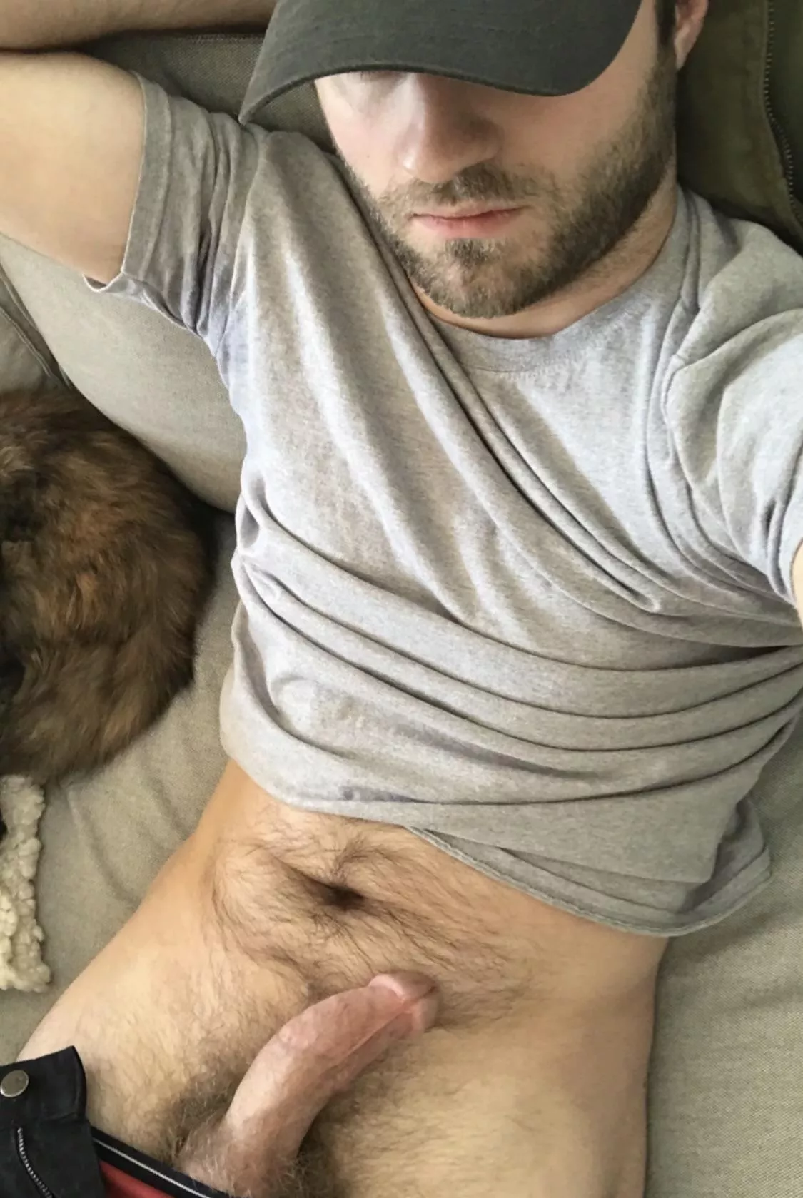 Good morning! Please pay no attention to my cat photobombing my nudes. posted by dirtierthrowawayy