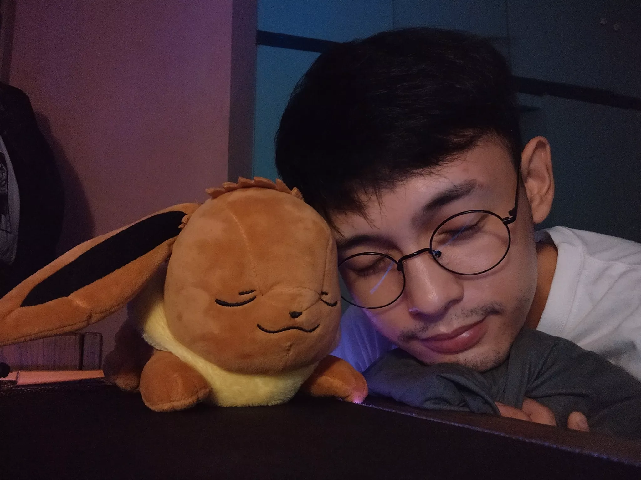 good night from me and eevee! posted by aaisvip