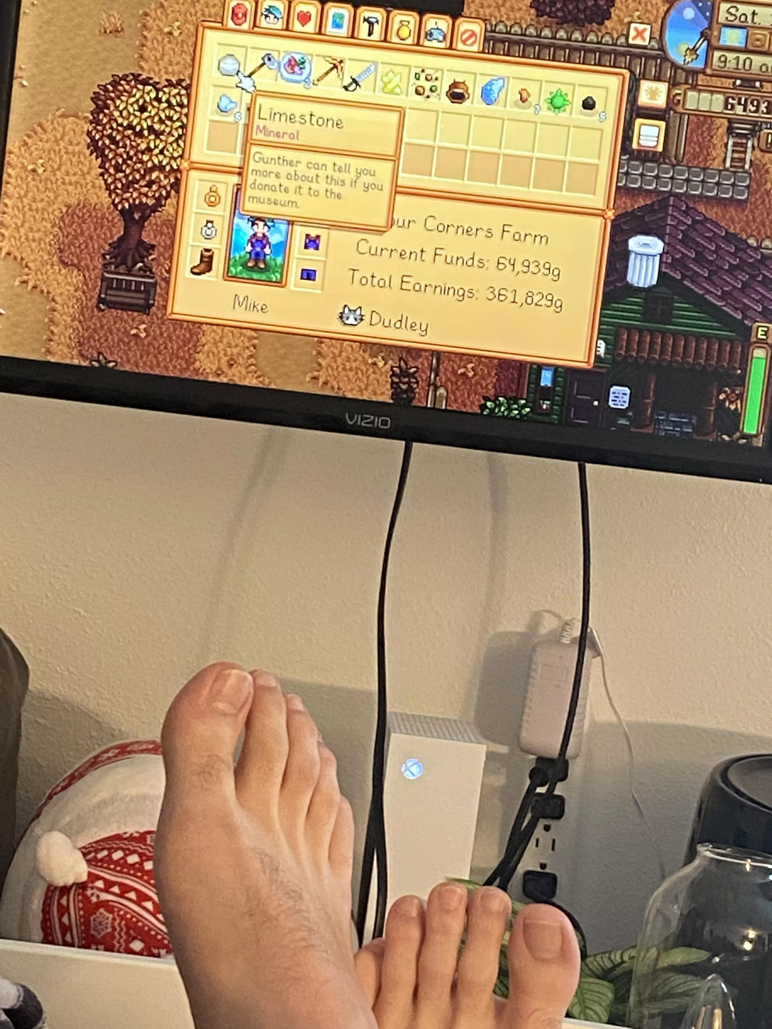 Got my toes out while playing video games 😜 posted by plantboi_mikey