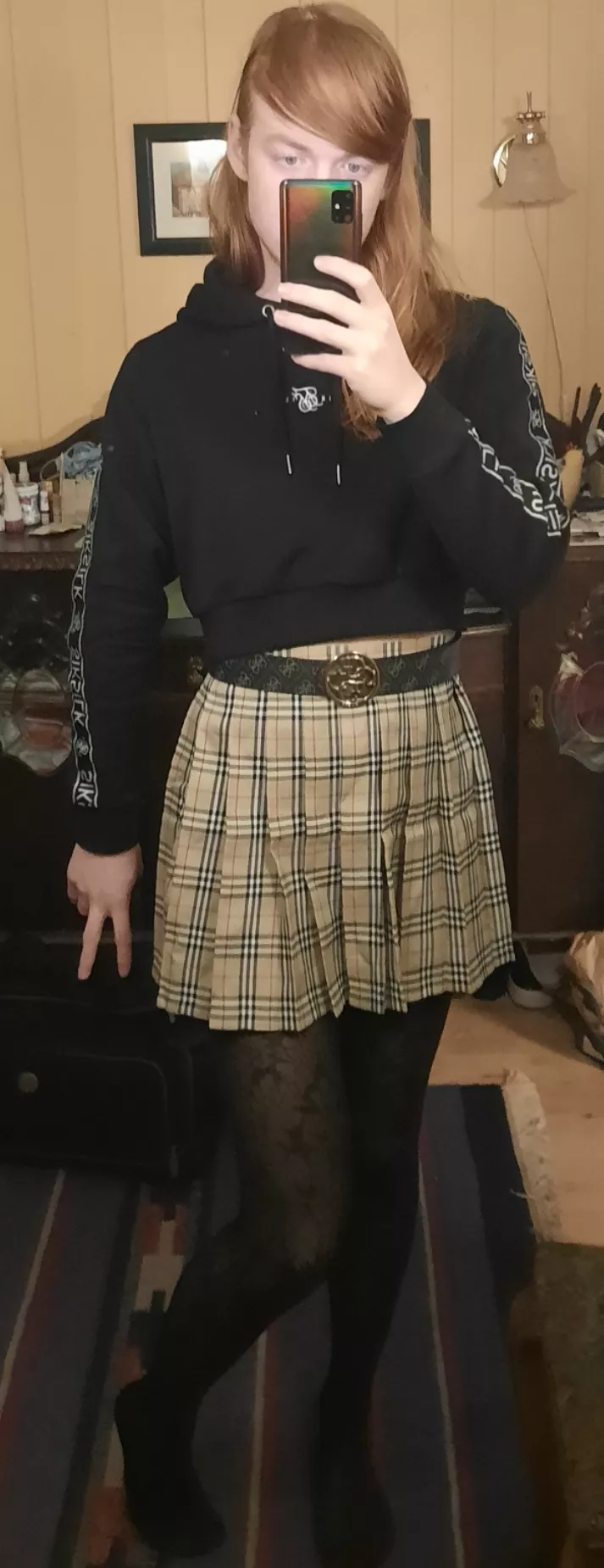 Got myself a burberry skirt 🥰 posted by BoiPrincess