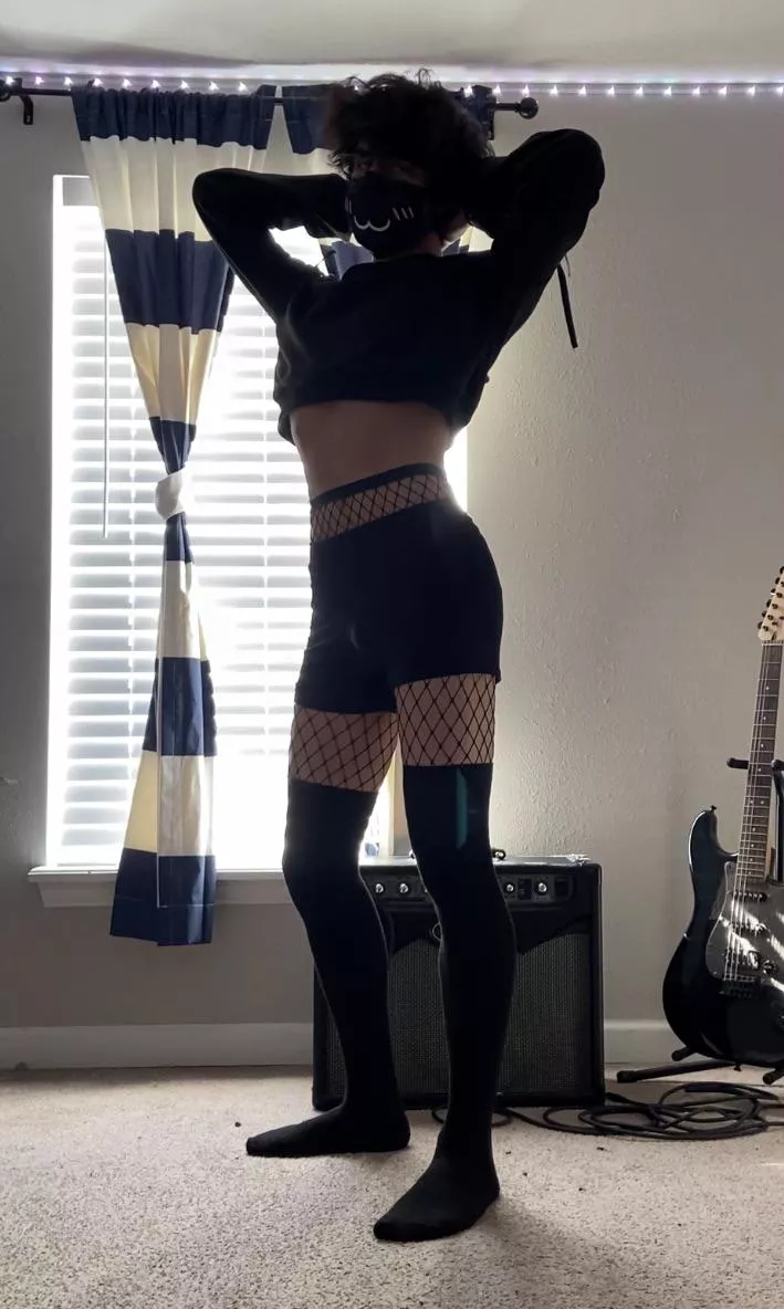 Got some fishnets 👀 posted by Upset_Tip_46