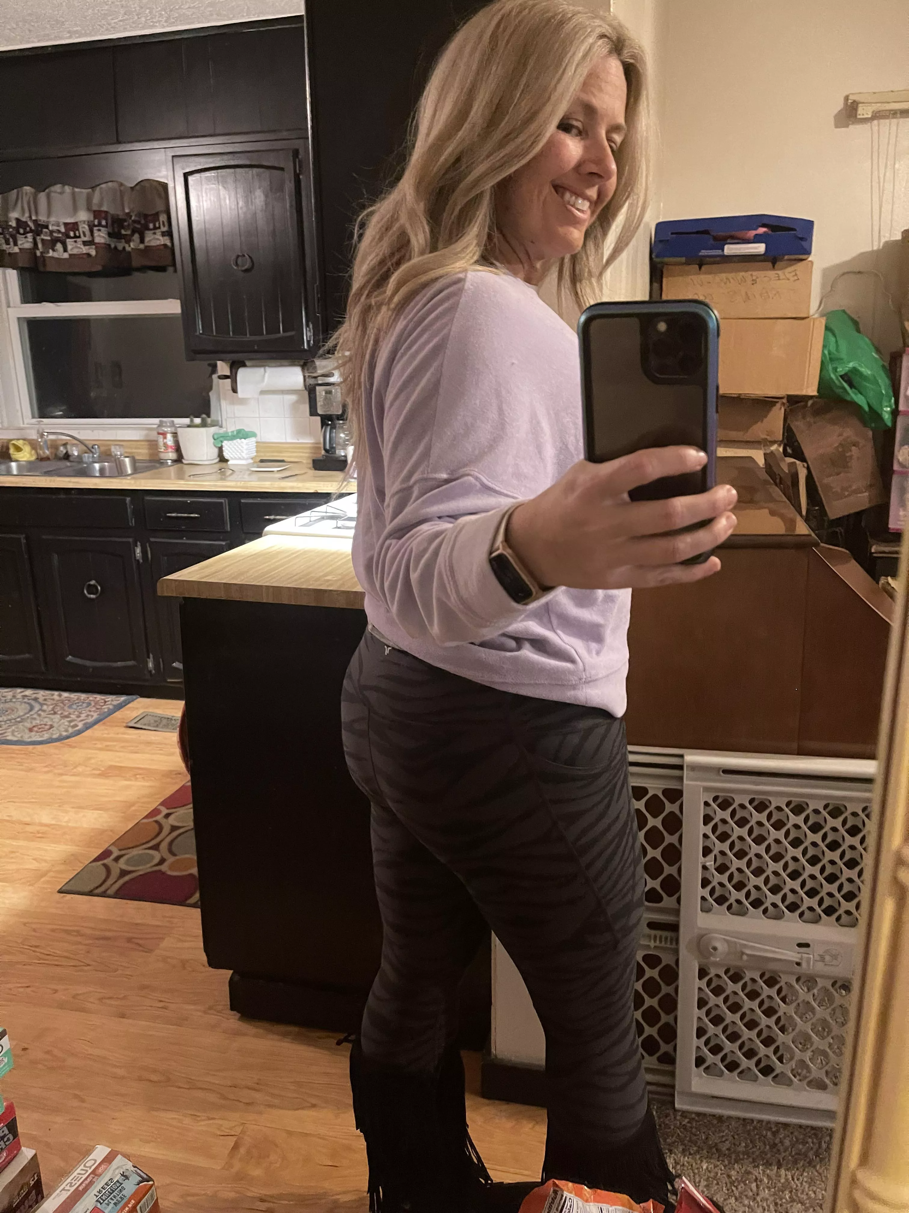 Got some new zebra workout pants and I think i love them posted by TheAshleyFlowers