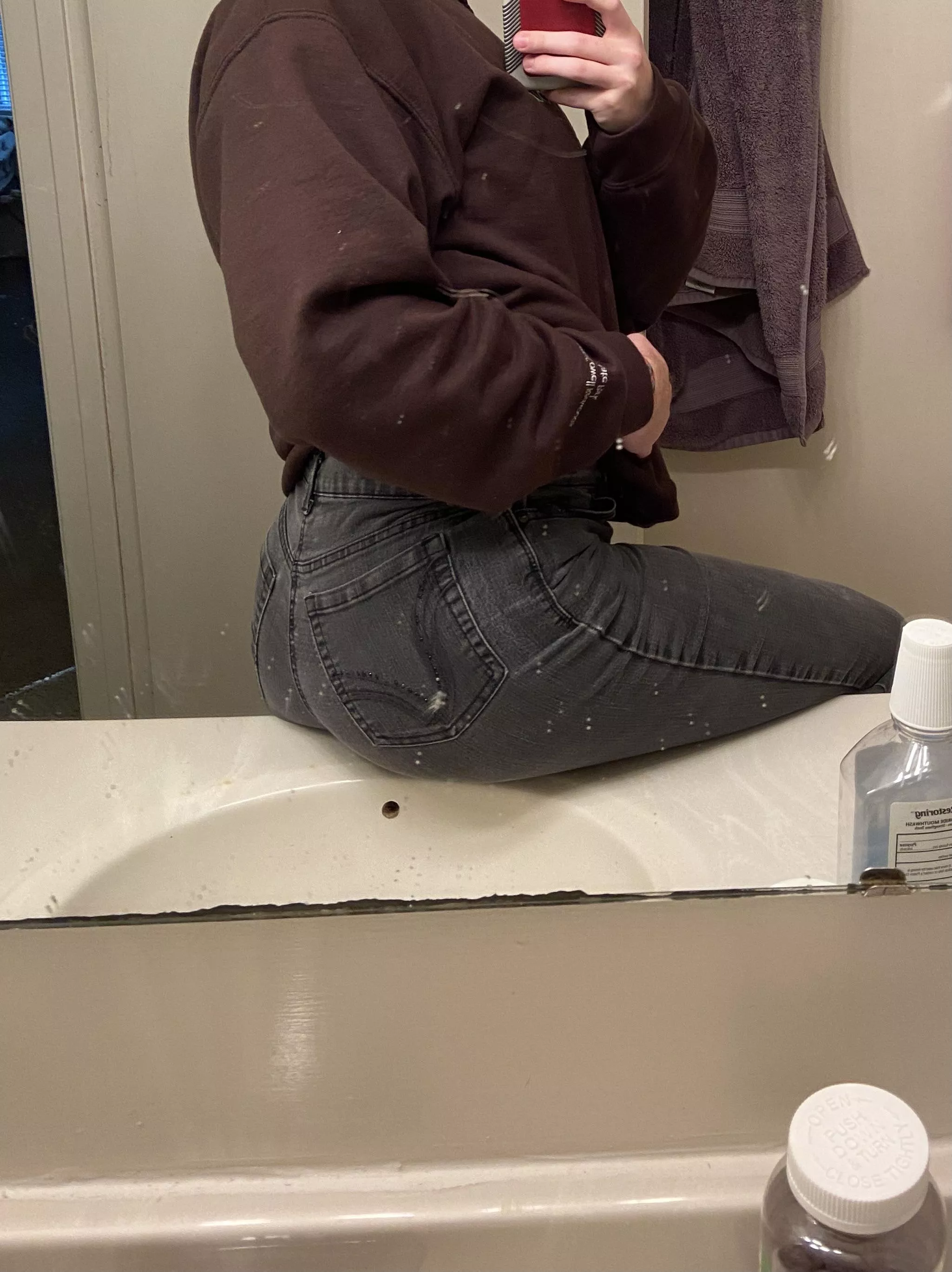 Got these grey jeans and I love them! posted by Fair_Dish7596