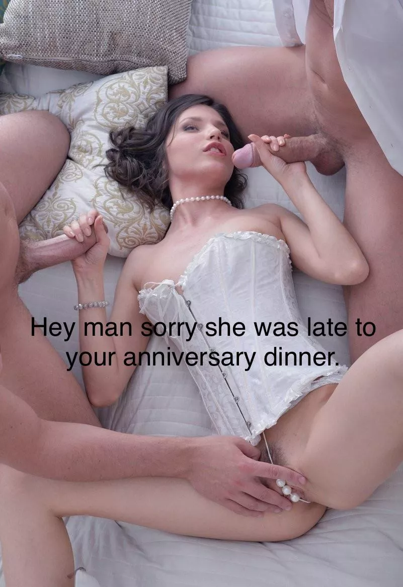 Got this from her boss…now I know why she was late to our anniversary dinner posted by Docwright05