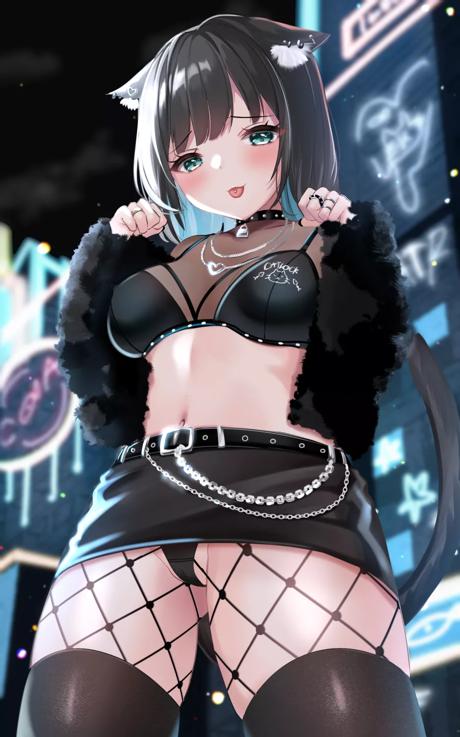 Goth neko posted by FoehammersRvng