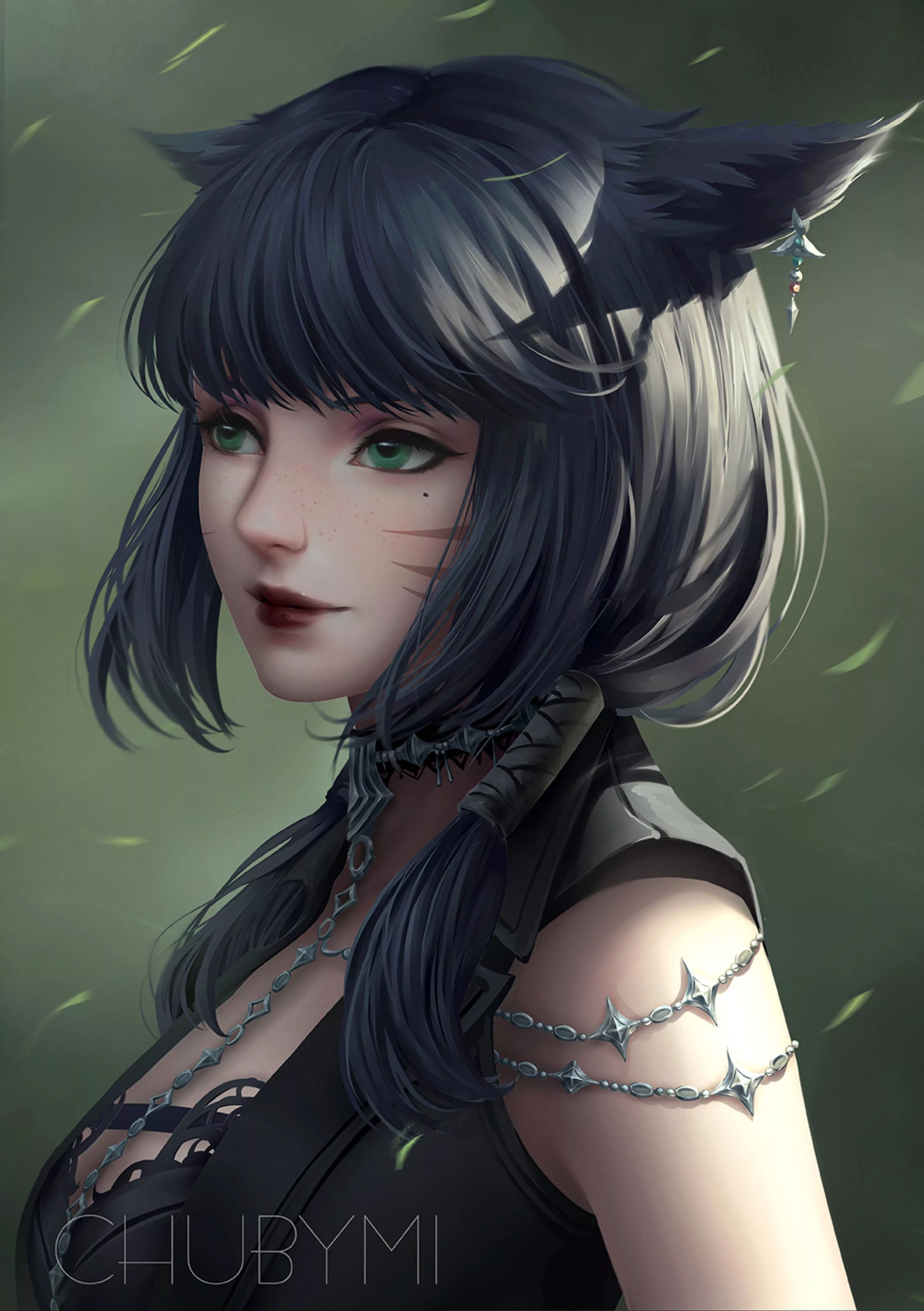 gothic neko posted by oreothecatgirl