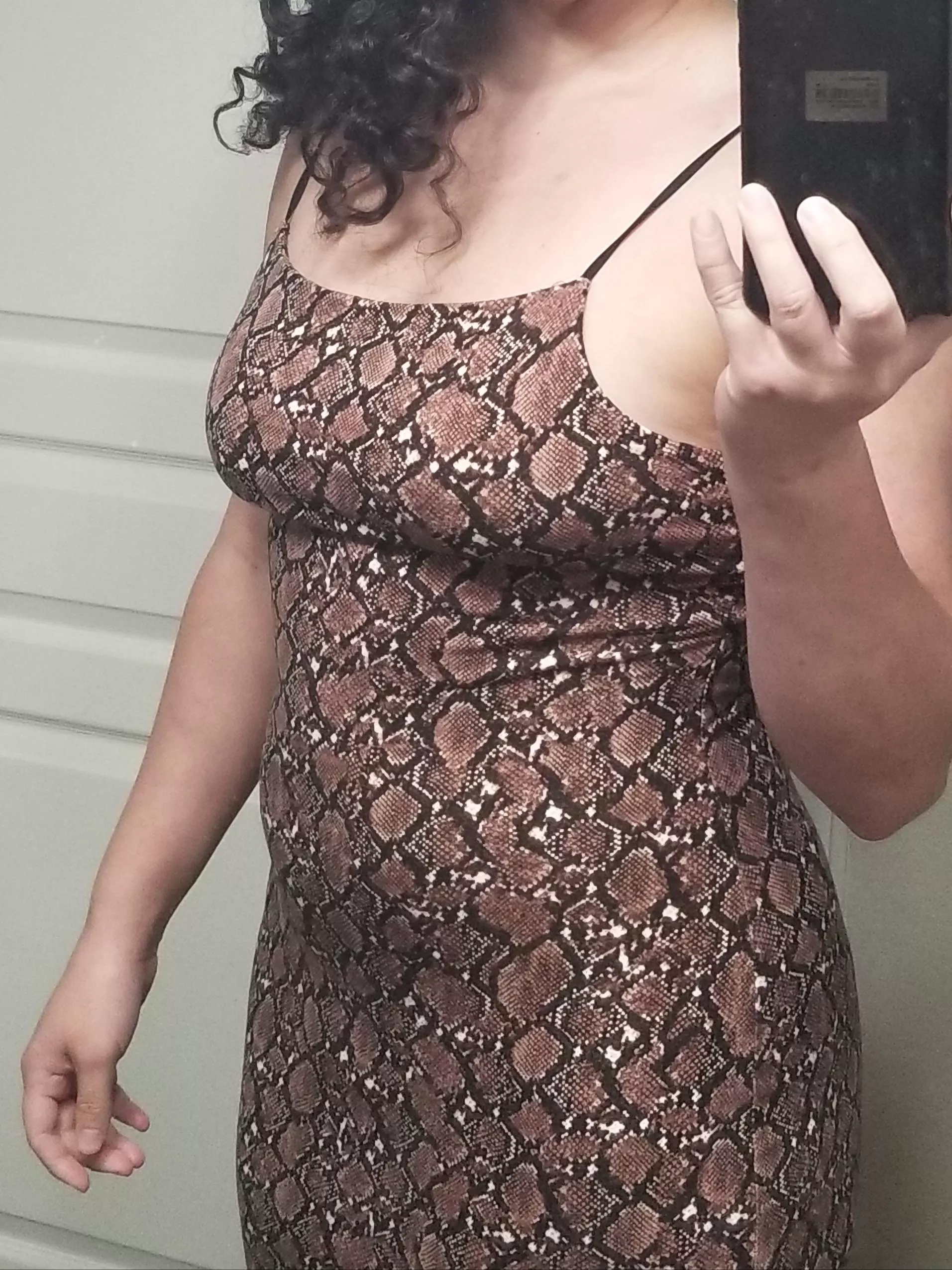 Gotta love a full belly in a sexy dress! posted by EmotionalReserve1298