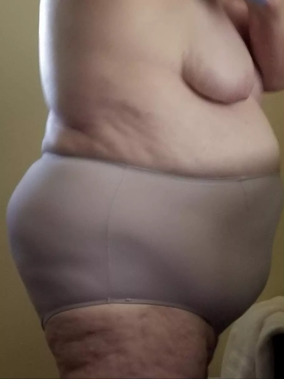 Grandmother of 3 asked me to post this pic of her, I love her huge thick soft sexy kissable body posted by AGINGHIPPIE2021