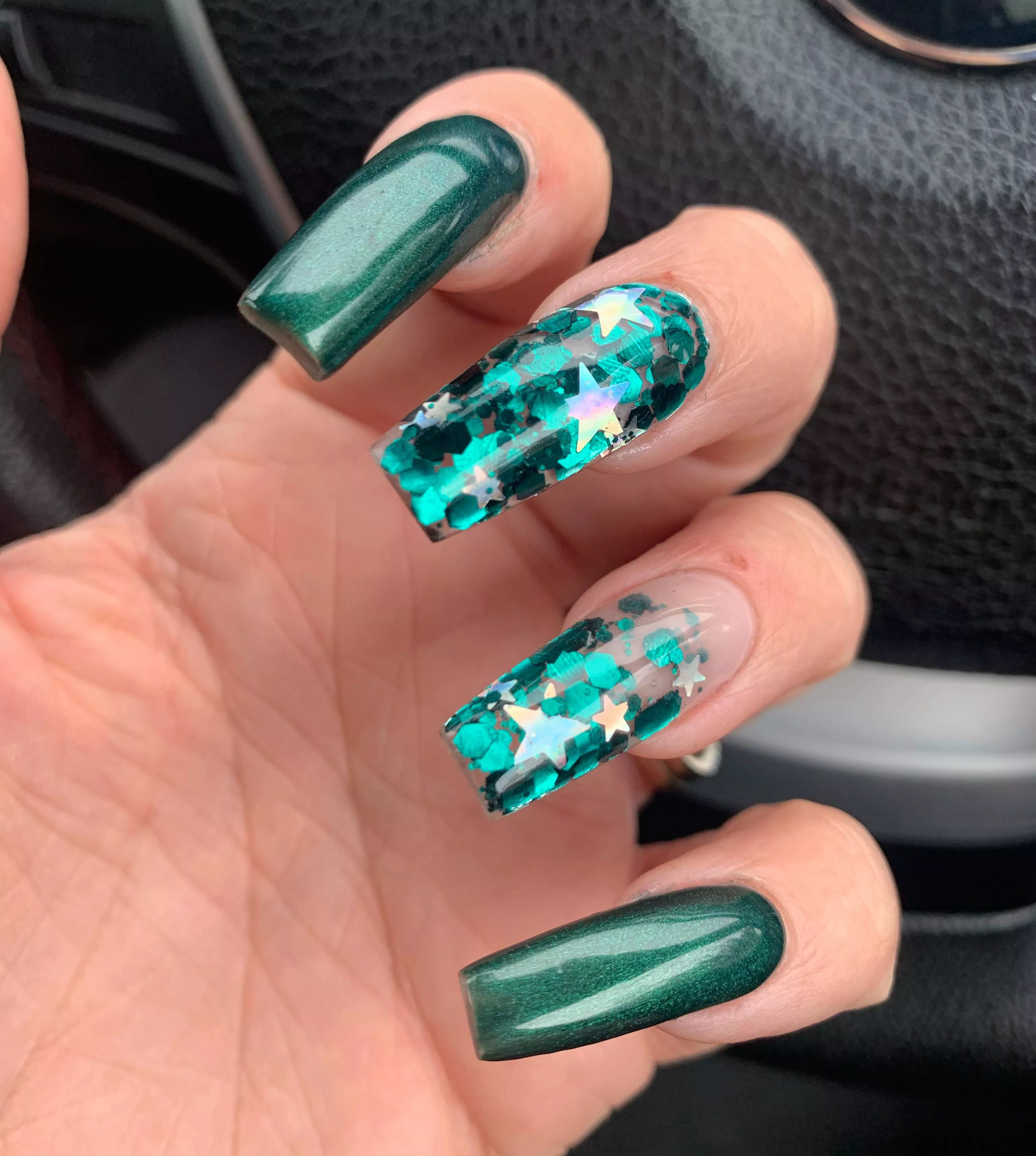 Green with envy - imagine them wrapped around your cock 💚🍆💦 posted by TheNaughtyNailTech