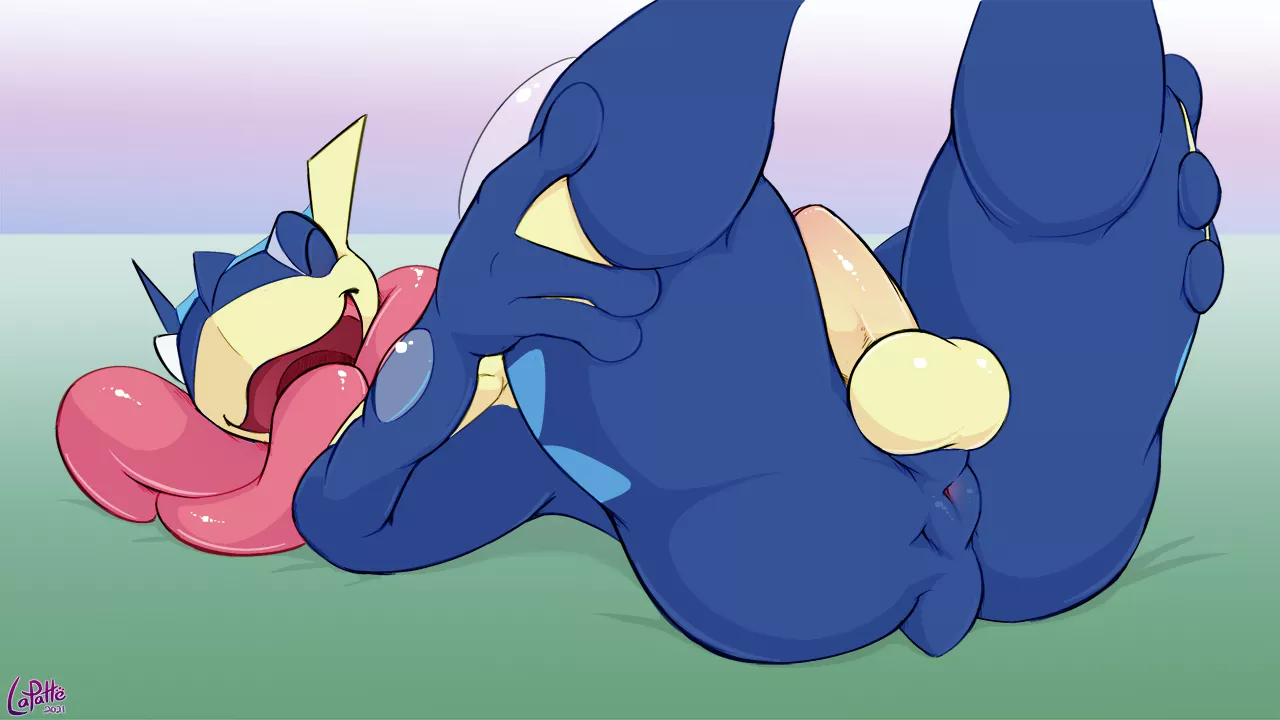 Greninja (LaPatte) posted by TangentYoshi