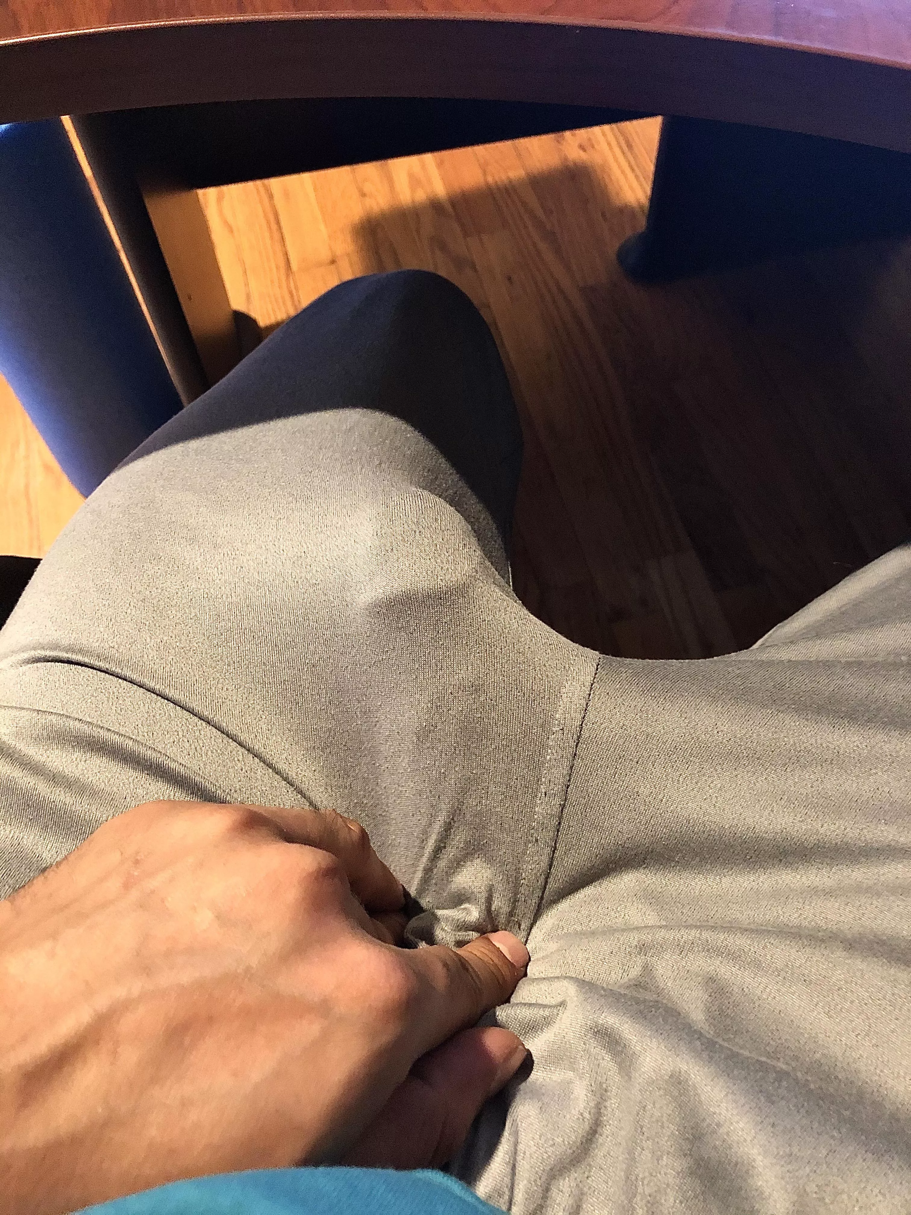 Grey sweats posted by bedroombully9999