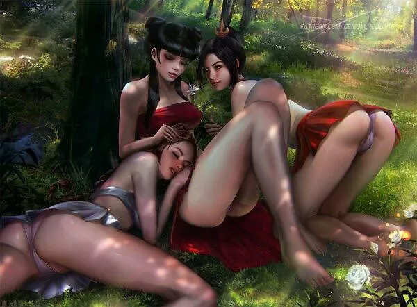 Grown Azula, Ty Lee, and Mai from Avatar by Demonlorddante (all characters are 18+) posted by jennysmithson