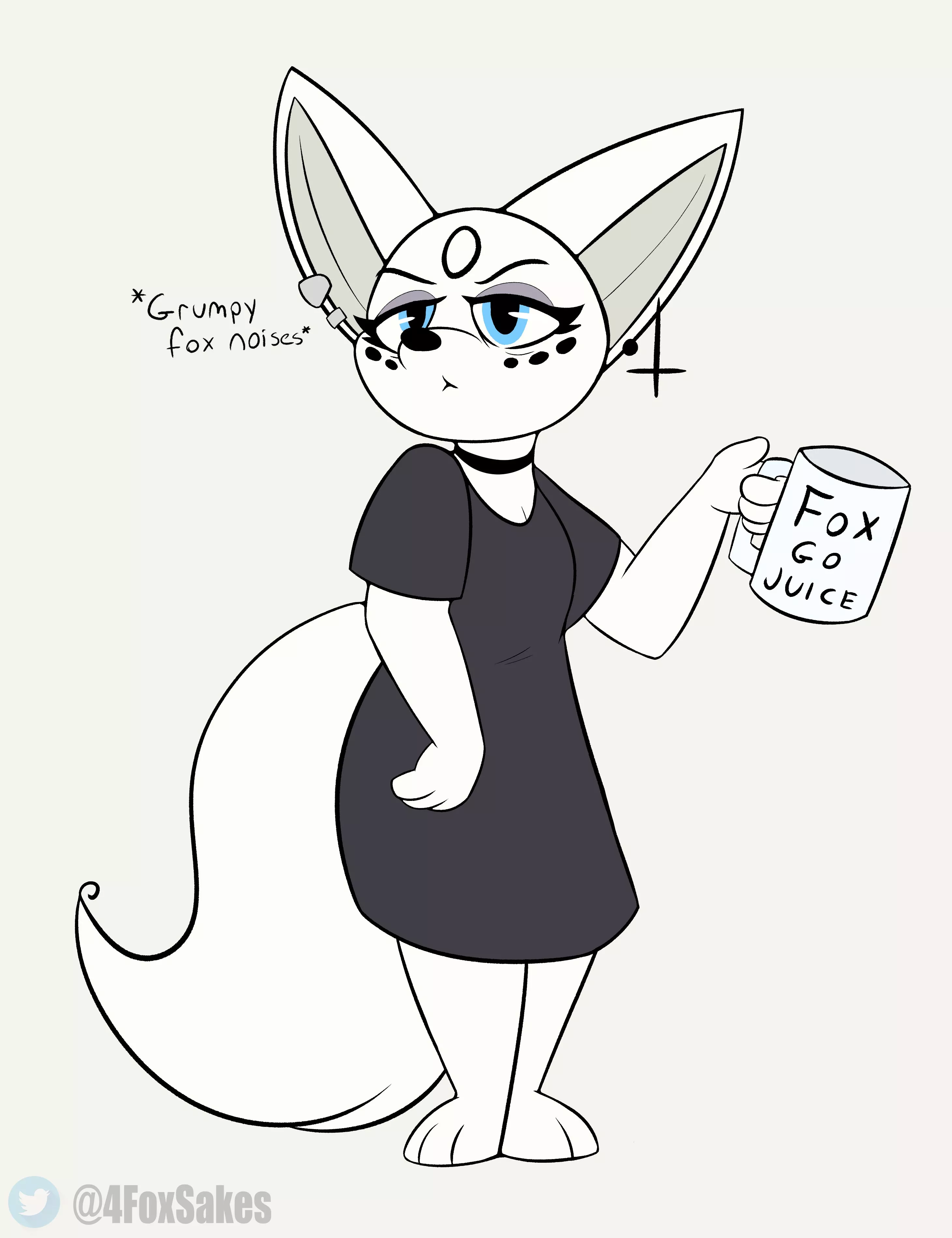 Grumpy floof (4FoxSakes) posted by Pawwzzy