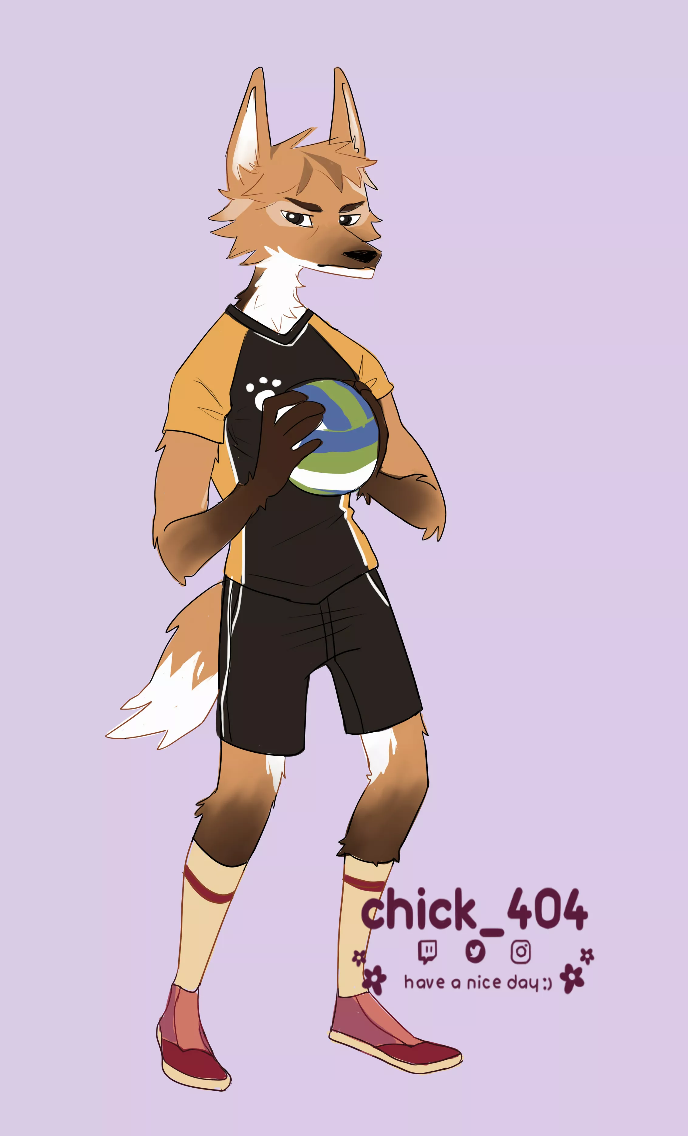 guara wolf ready to play volleyball!!! posted by chick_404