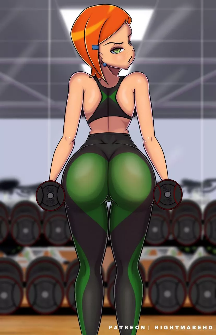 Gwen Tennyson in the Fitness Center (Nightmare) [Ben 10] posted by rulers777