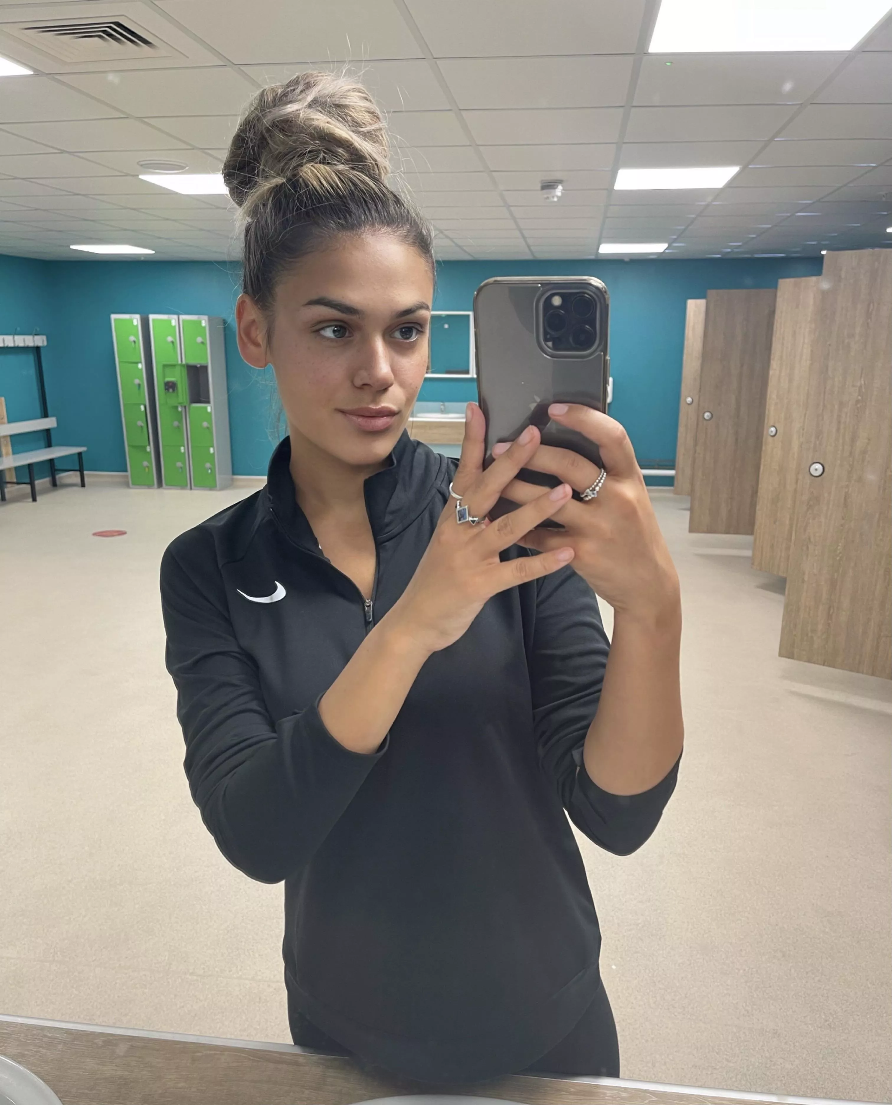 Gym time, very casual! Latina x Irish posted by KikiSantana20