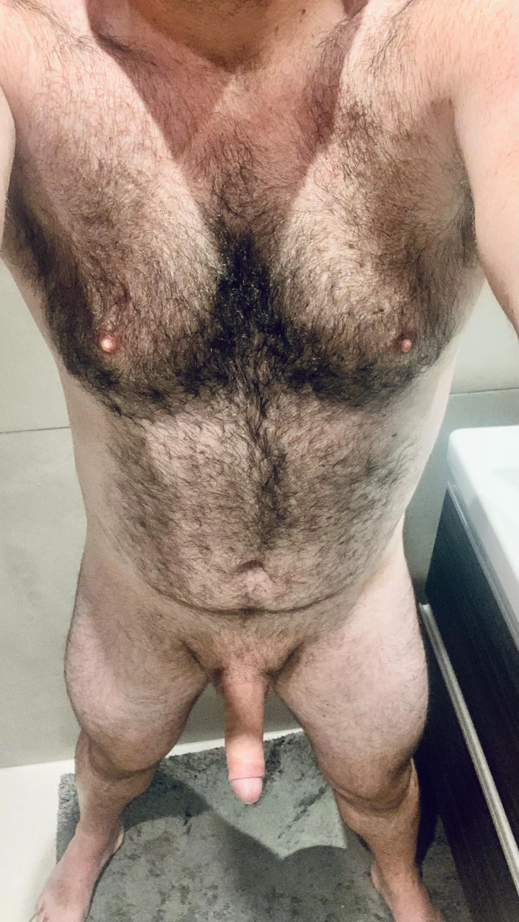 Had a bit of a stroke in the shower. Was a little turned on that my flatmate found my cock ring this morning. posted by husky_pup1