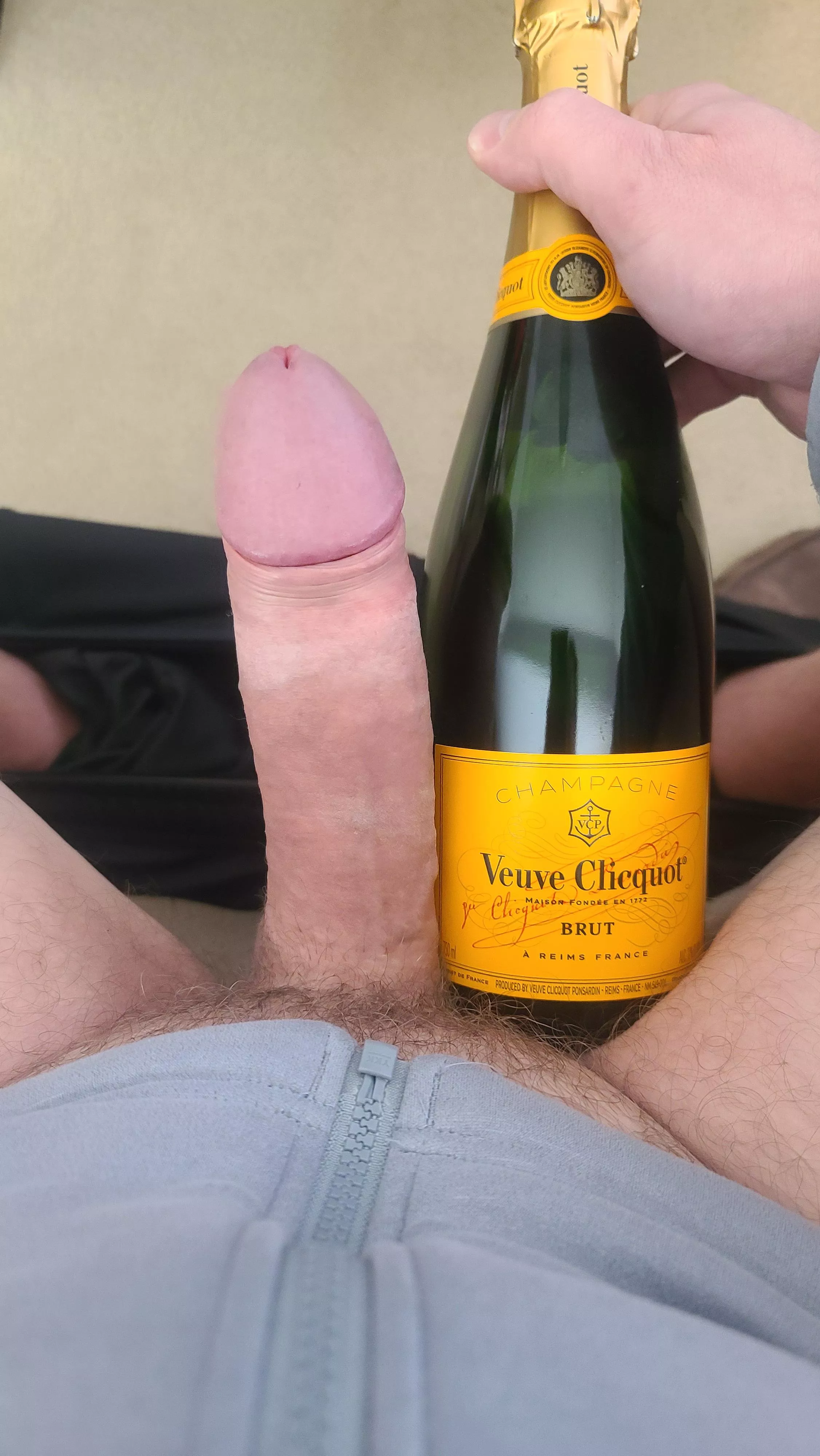 Had a left over bottle of Vueve from NYE posted by bigthickcckmw