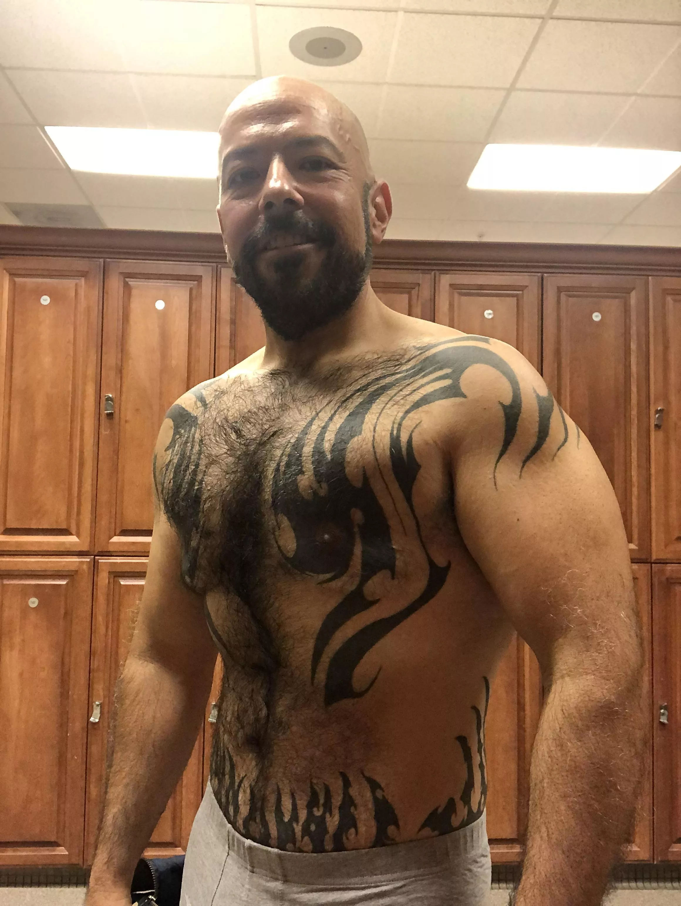 Hairy all over posted by HairyTattedThick