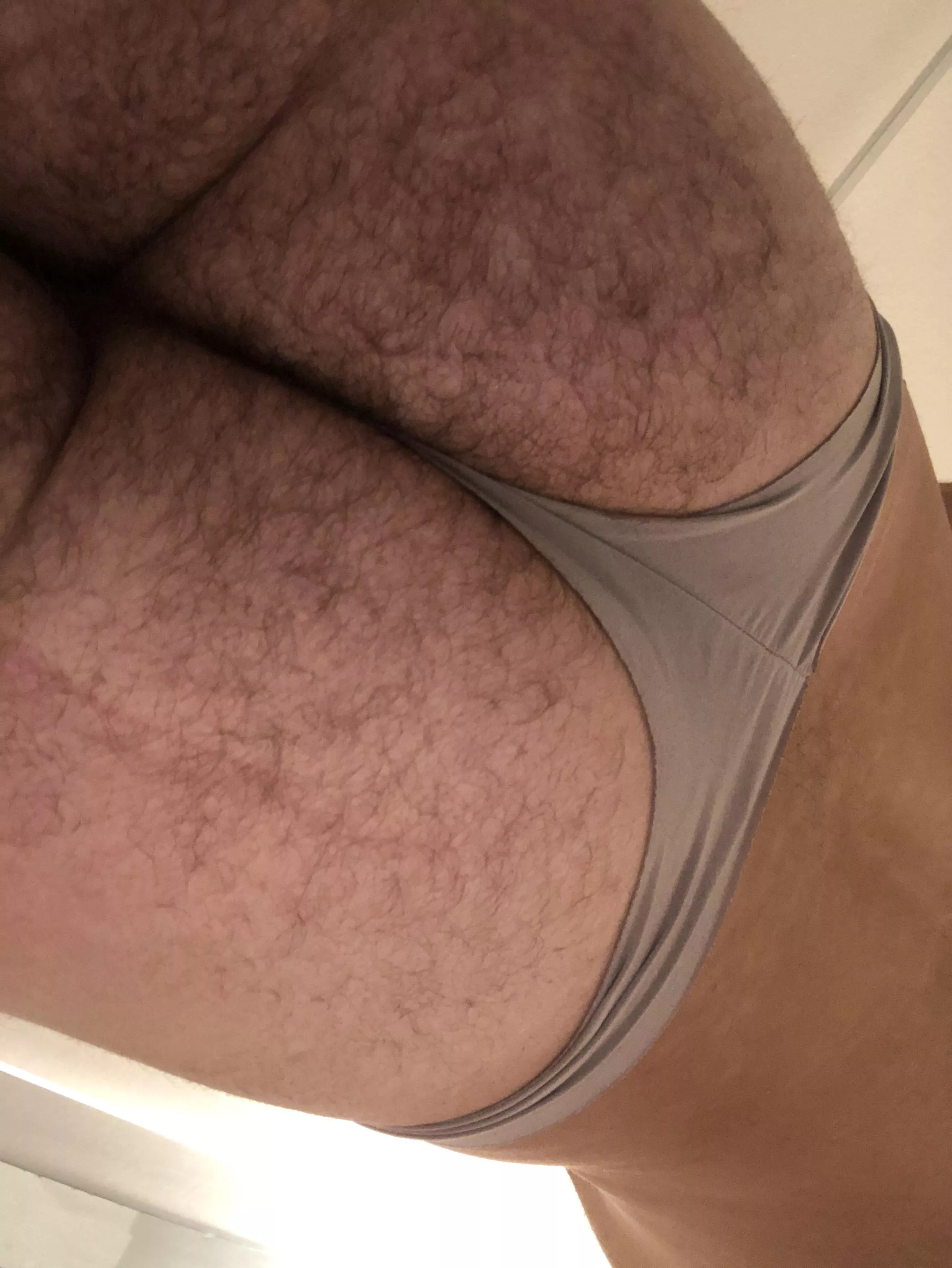 Hairy man ass in panties cumming at ya! 👊🏼 posted by corbin_dallasMP