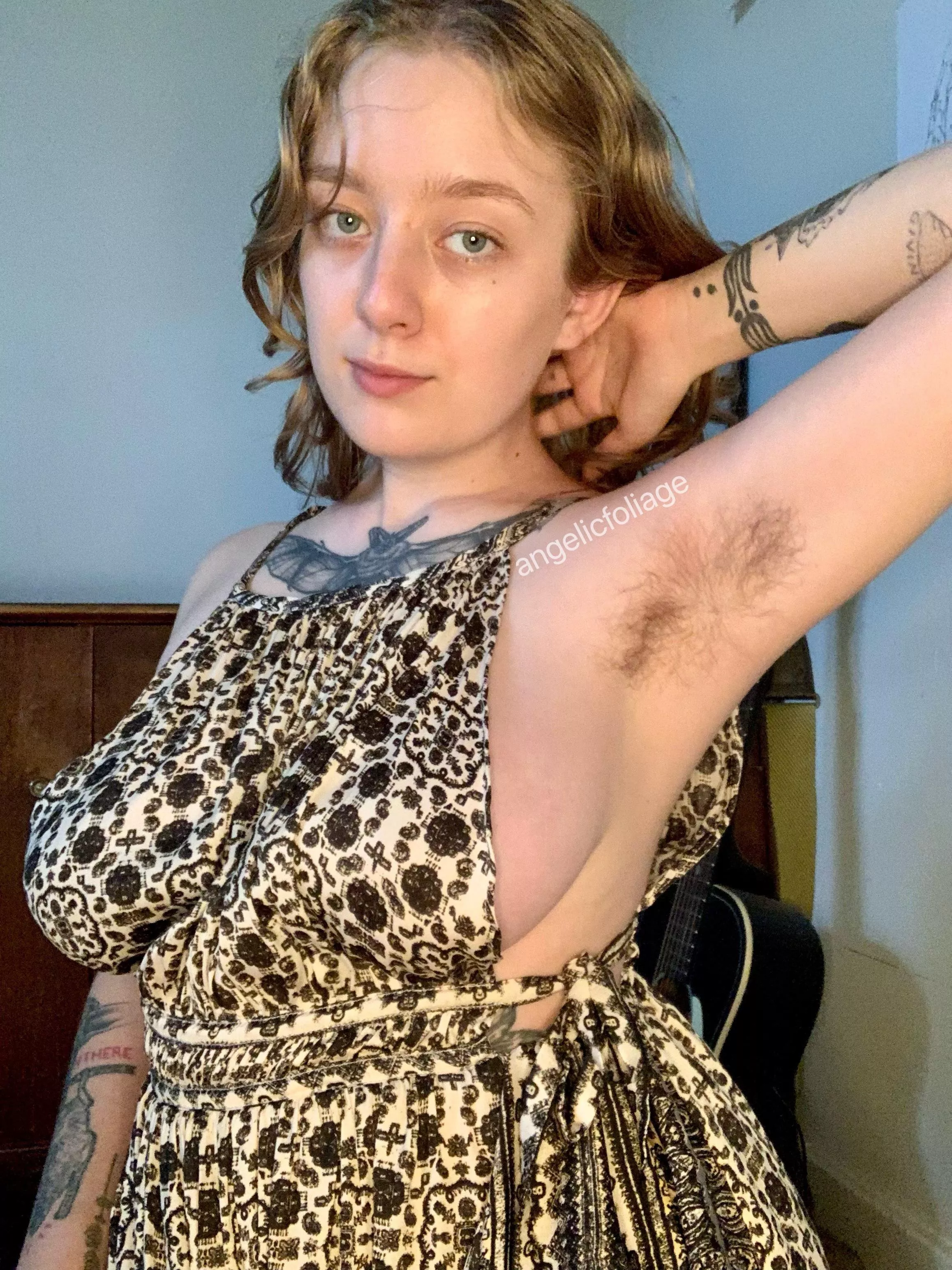 hairy pits in my new sundress :) posted by AngelicFoliage