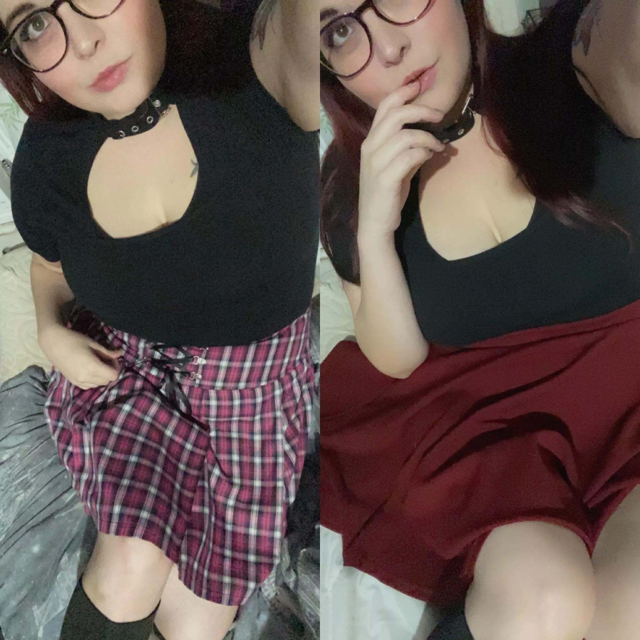 Halloween party got cancelled cause Covid :/ but I decided to dress up at home! Not sure which skirt I like better but this Onesie is one of my favorites 🥰😈👻🎃🍬🍭 Happy Halloween to all the spooky littles and caregivers!!! posted by Littl3One420